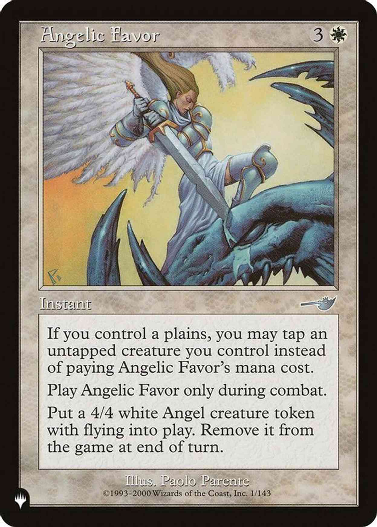 Angelic Favor magic card front