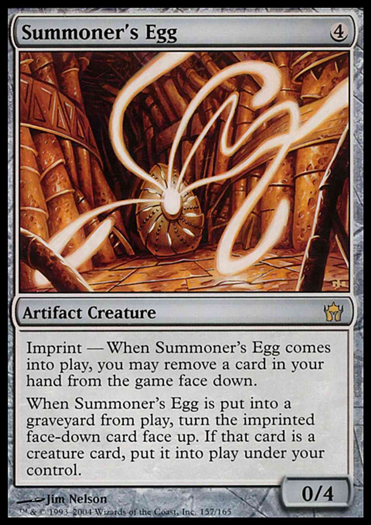 Summoner's Egg magic card front