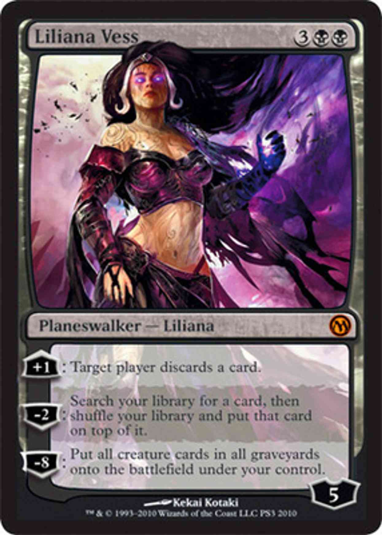 Liliana Vess magic card front