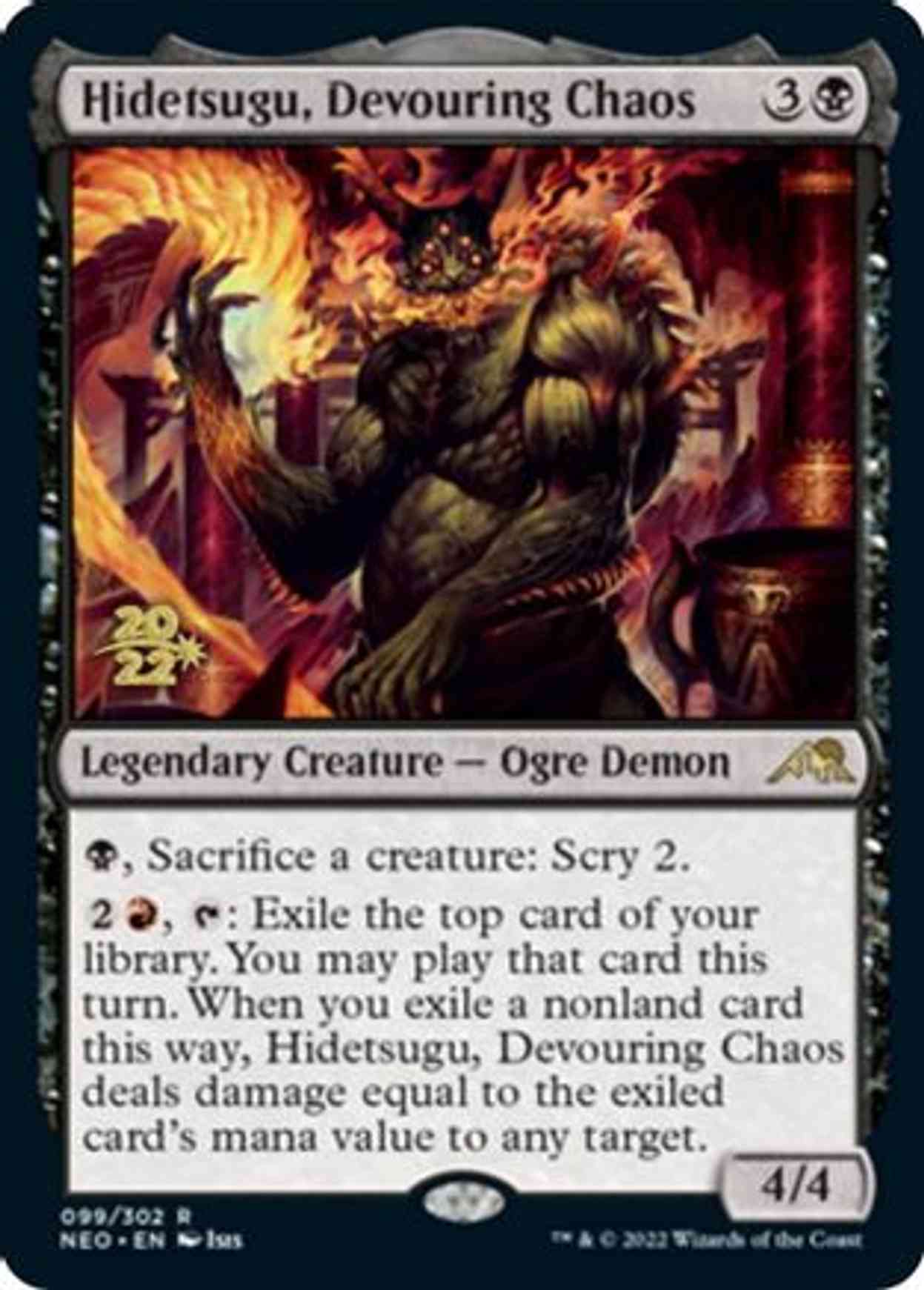 Hidetsugu, Devouring Chaos magic card front