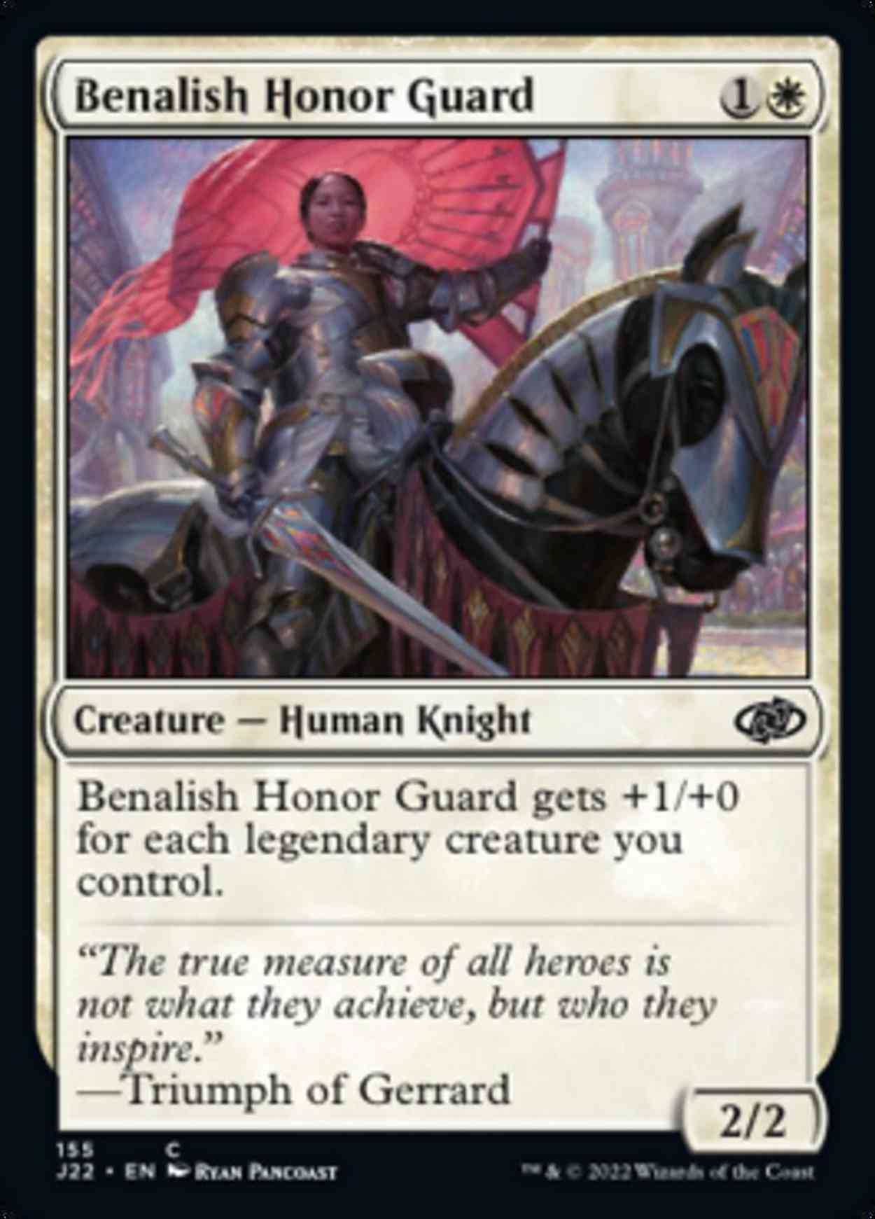 Benalish Honor Guard magic card front