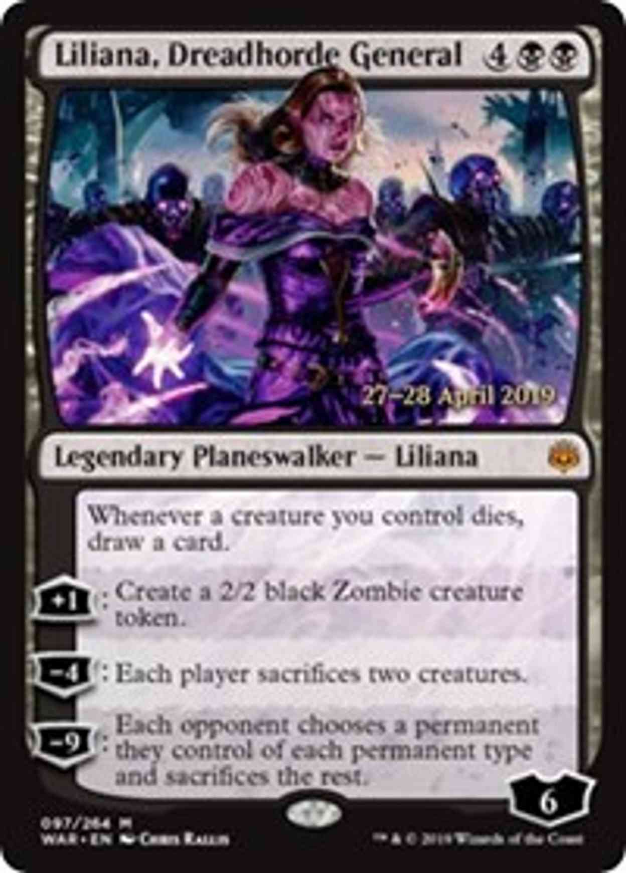 Liliana, Dreadhorde General magic card front