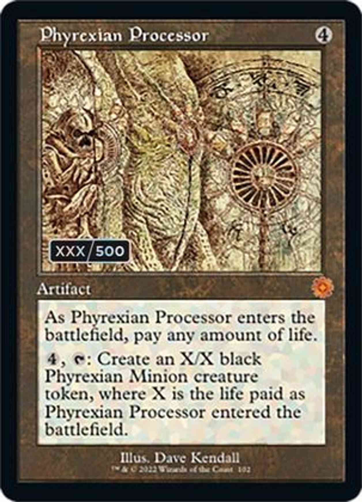 Phyrexian Processor (Schematic) (Serial Numbered) magic card front