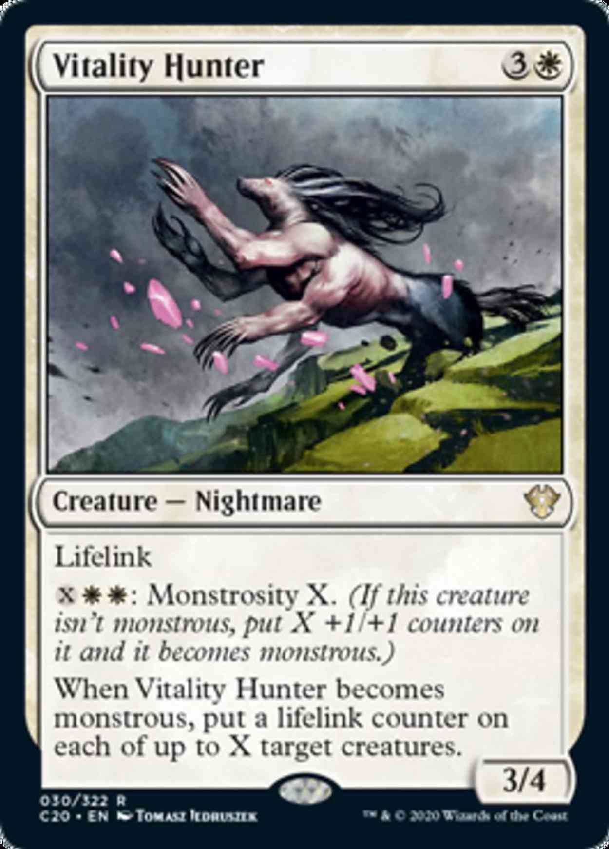 Vitality Hunter magic card front