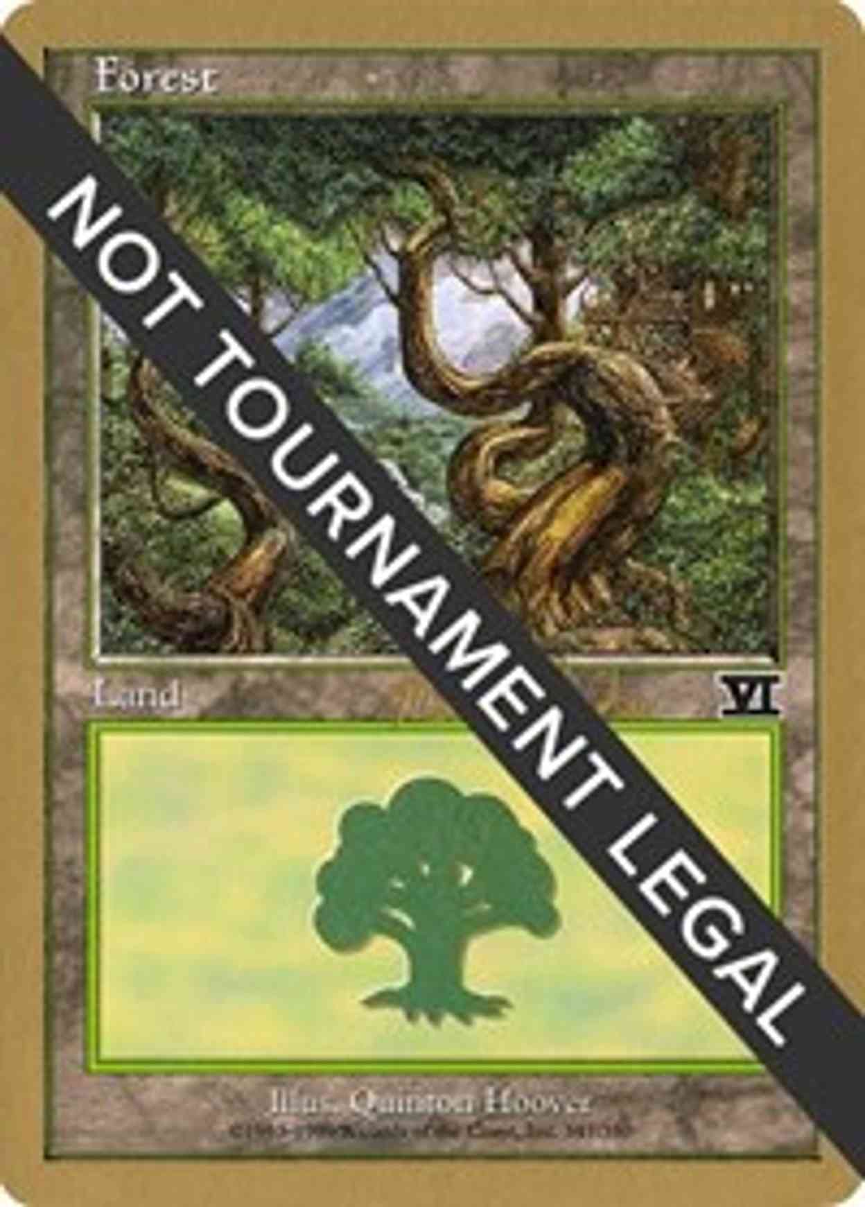 Forest (347) - 1999 Matt Linde (6ED) magic card front