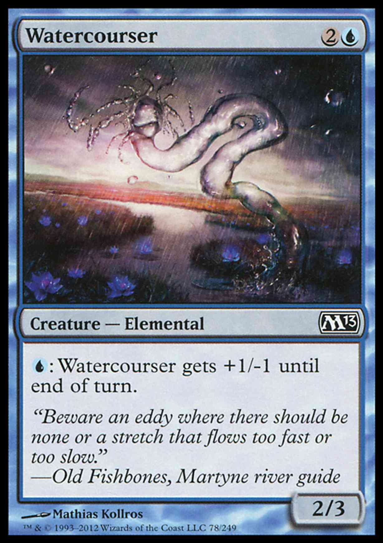 Watercourser magic card front