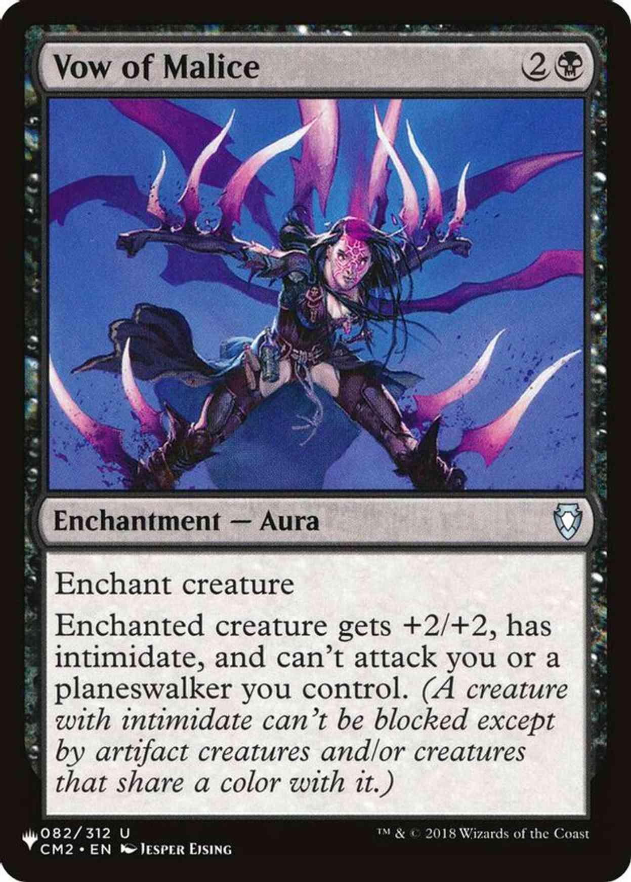 Vow of Malice magic card front