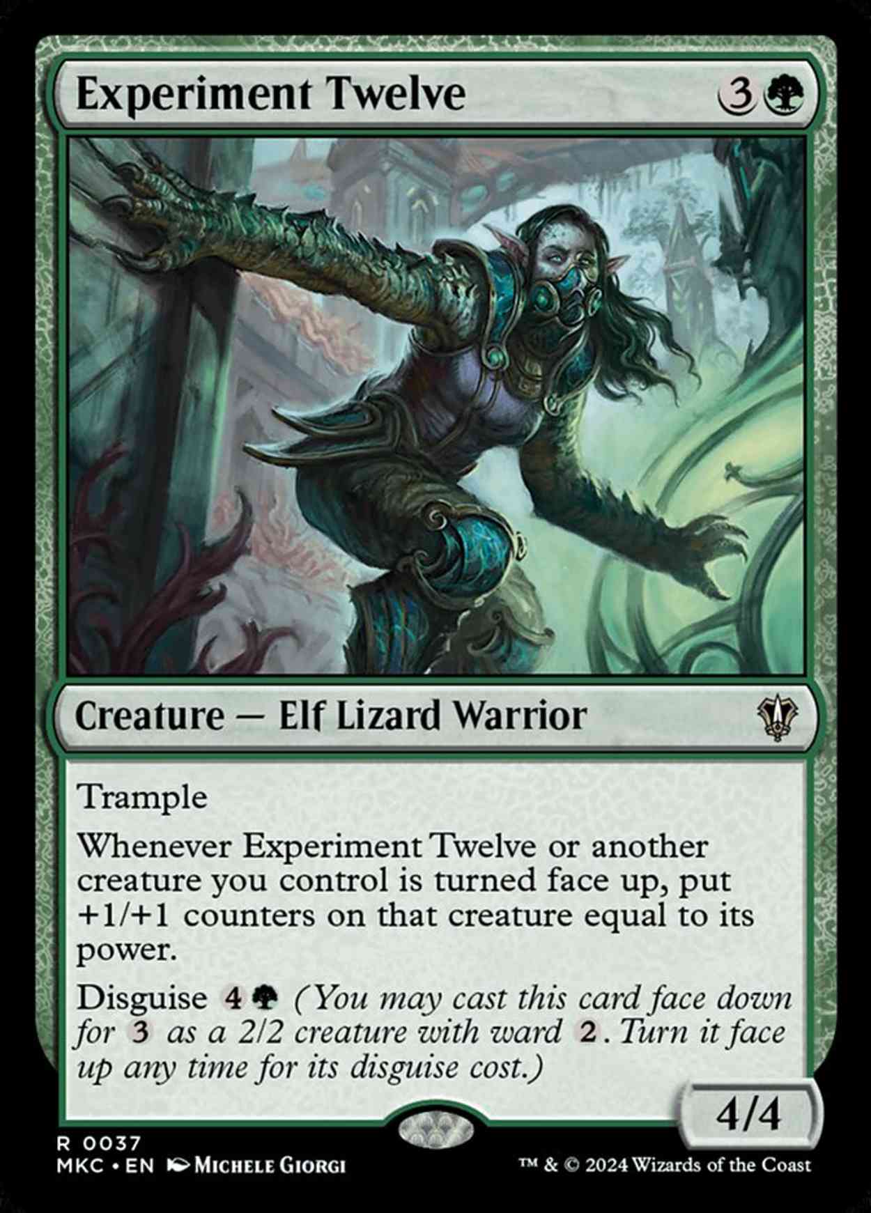 Experiment Twelve magic card front