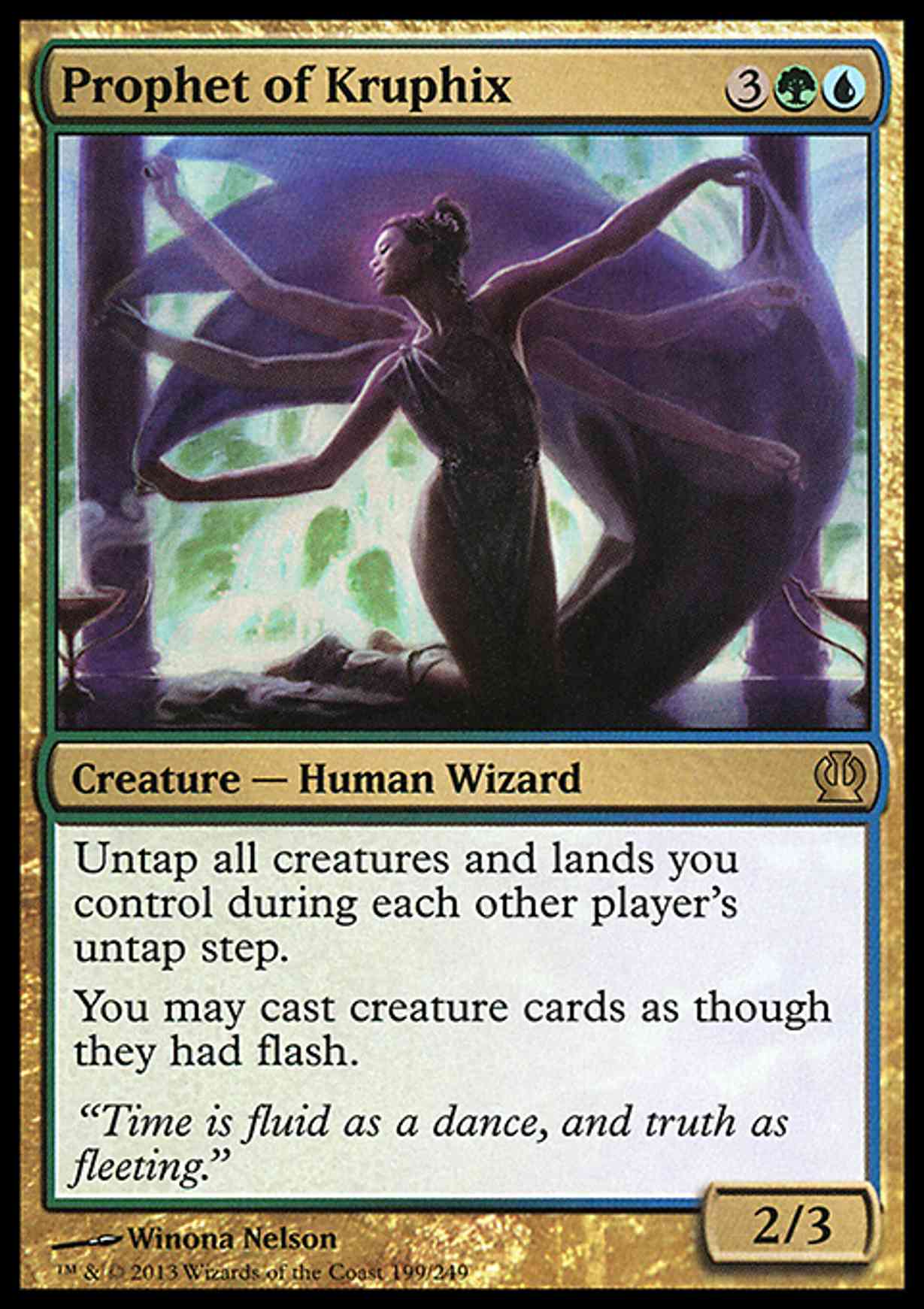 Prophet of Kruphix magic card front