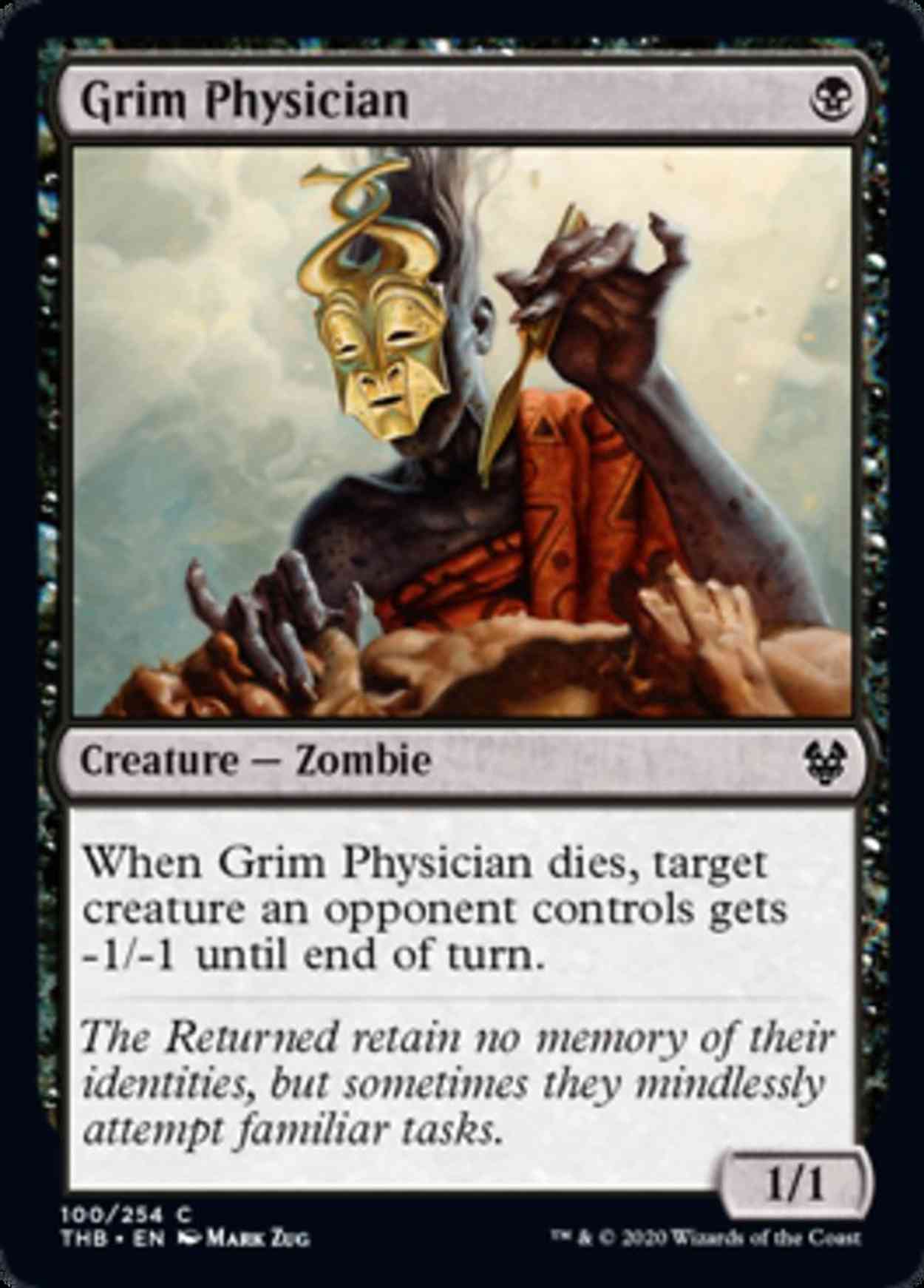 Grim Physician magic card front