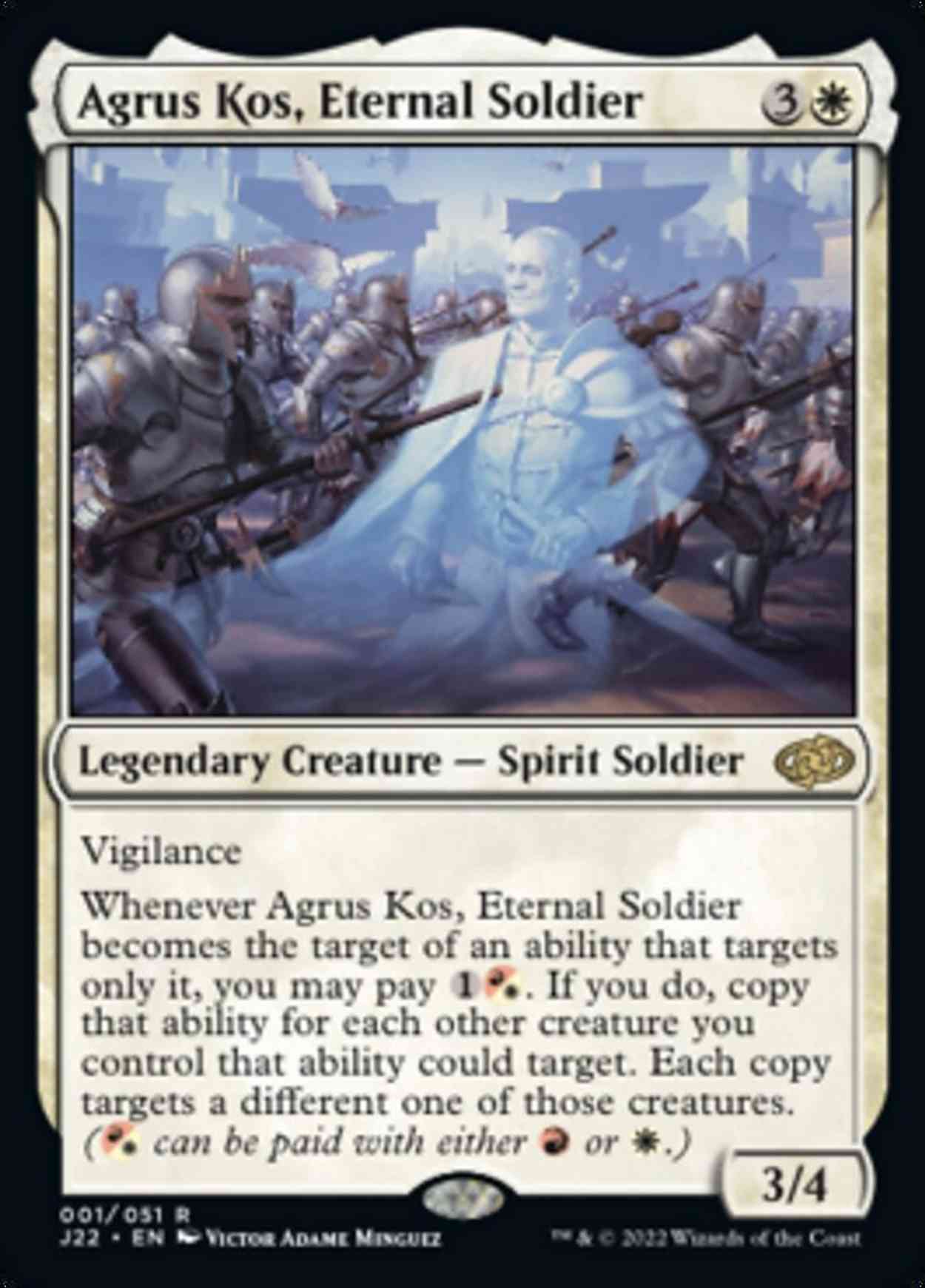 Agrus Kos, Eternal Soldier magic card front