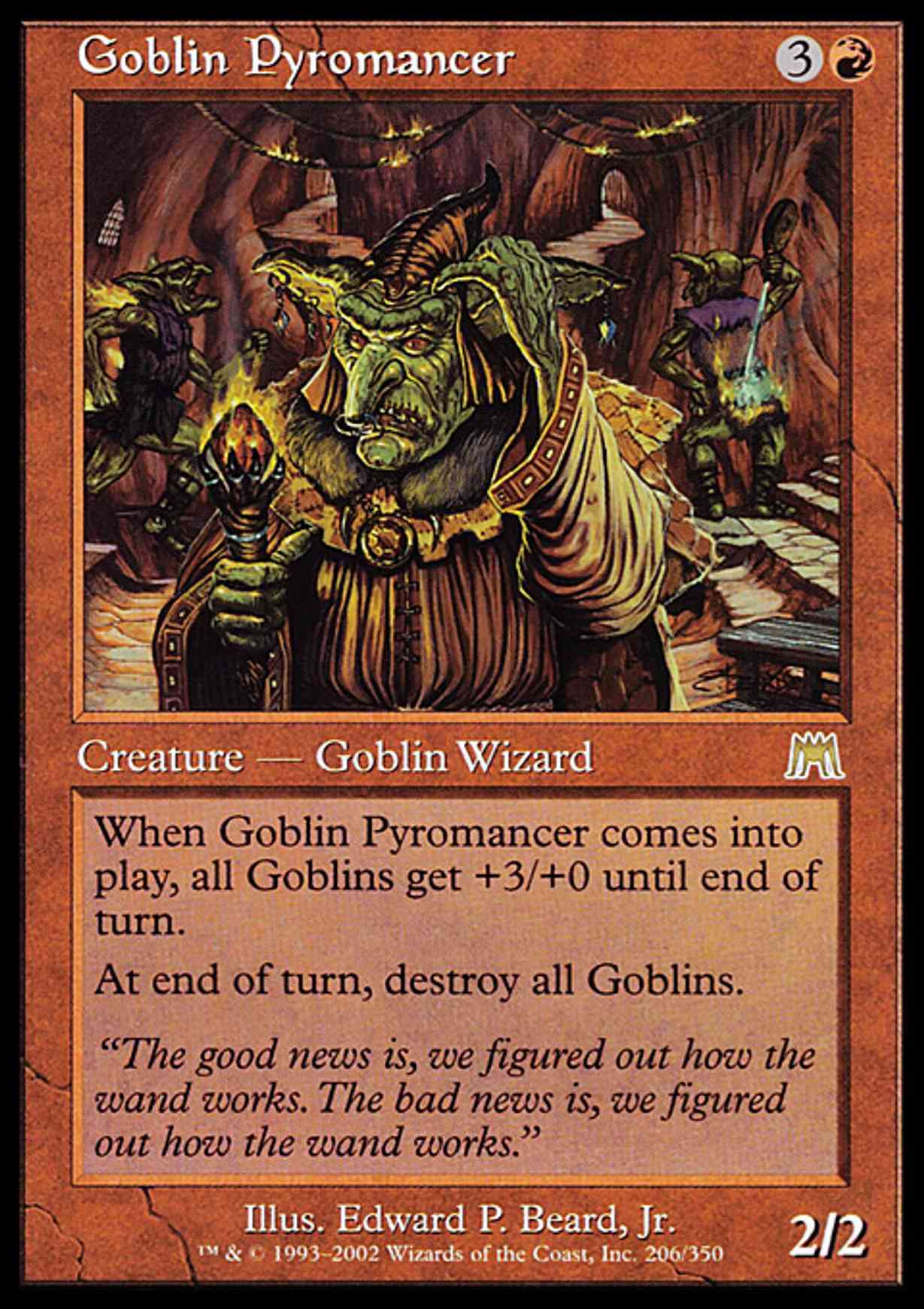 Goblin Pyromancer magic card front