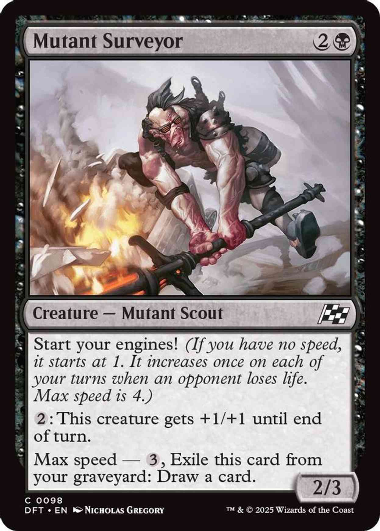 Mutant Surveyor magic card front