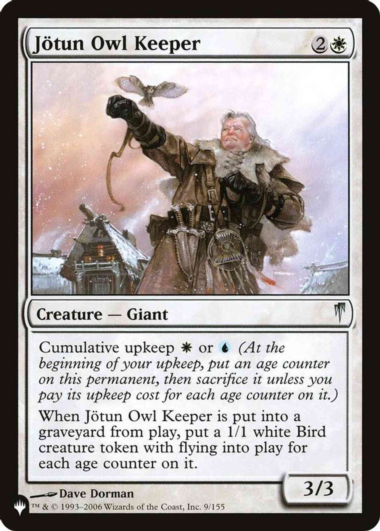 Jotun Owl Keeper magic card front