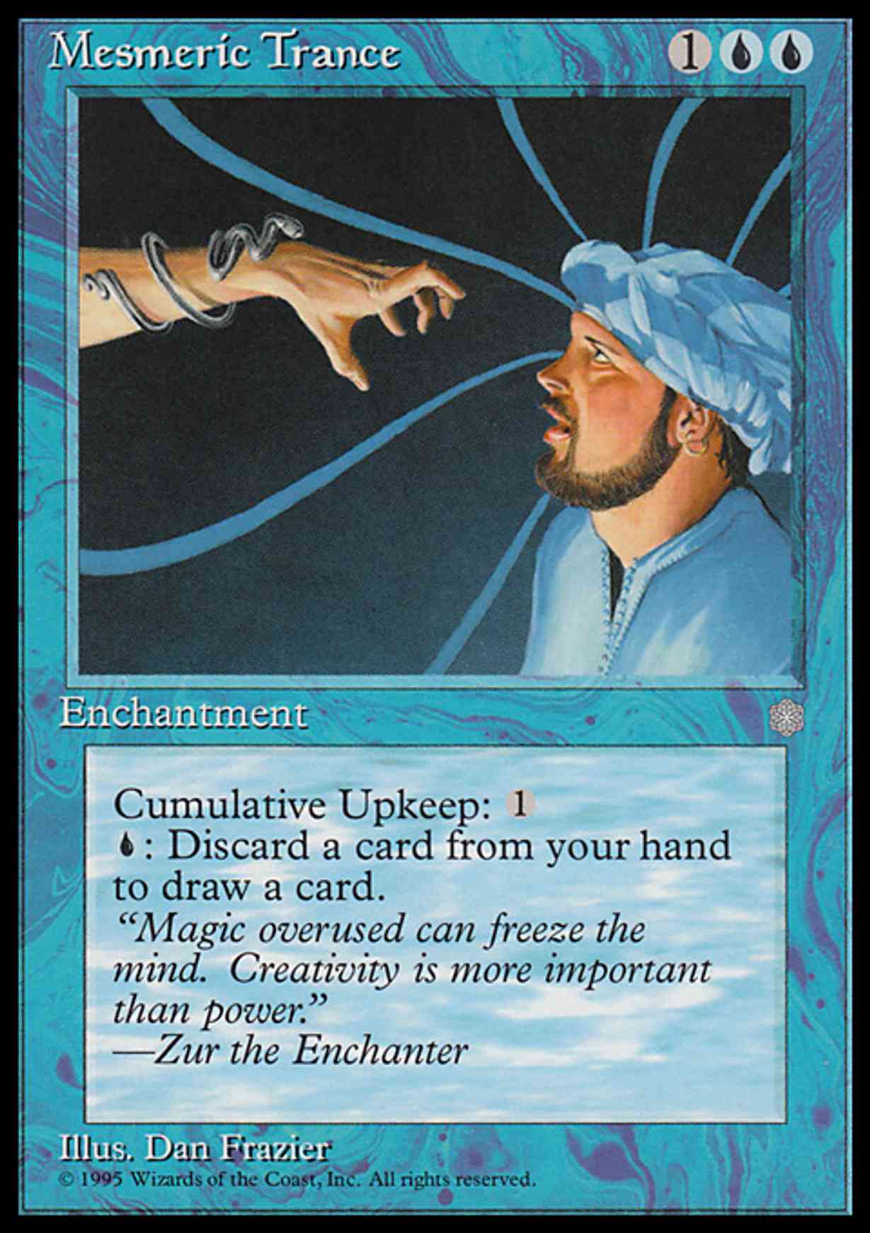Mesmeric Trance magic card front