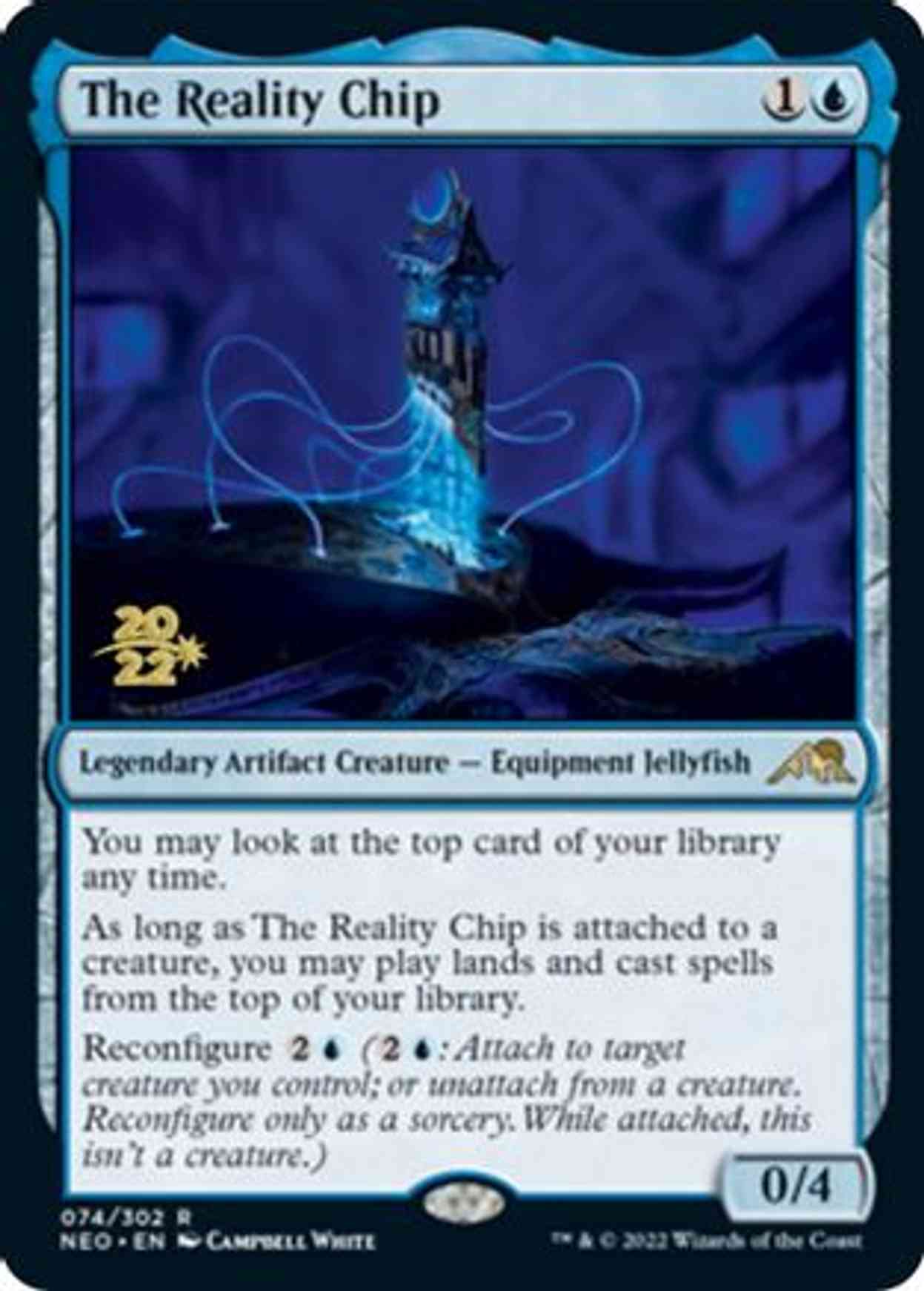 The Reality Chip magic card front