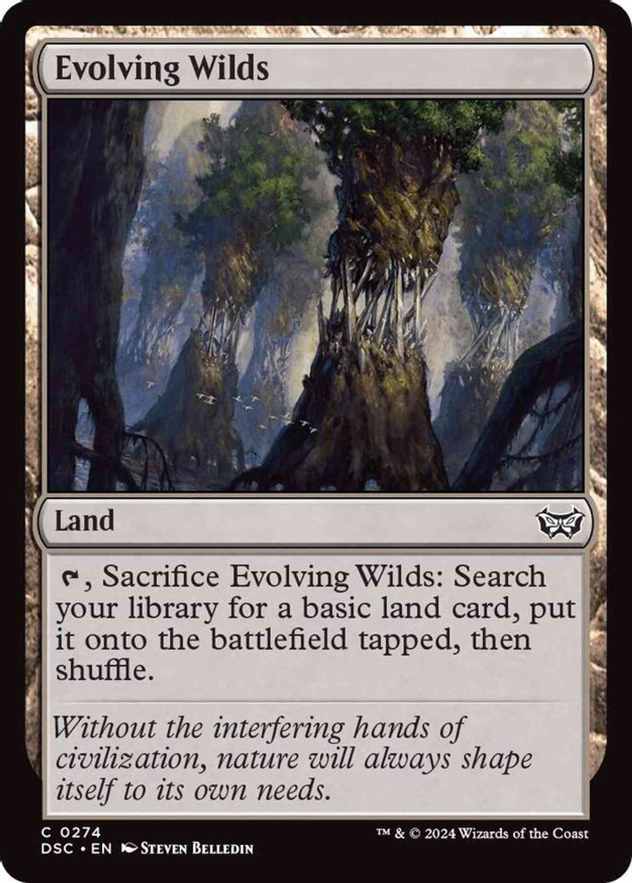 Evolving Wilds magic card front