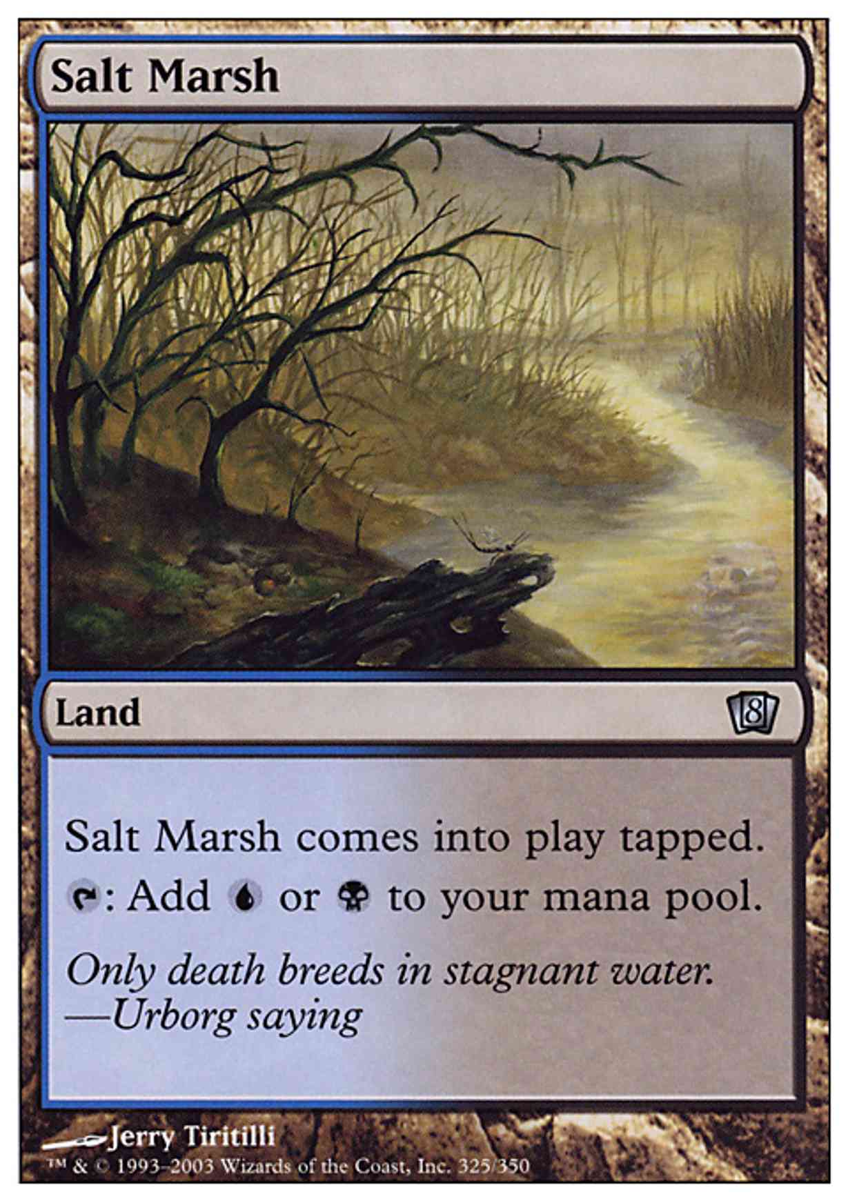 Salt Marsh magic card front