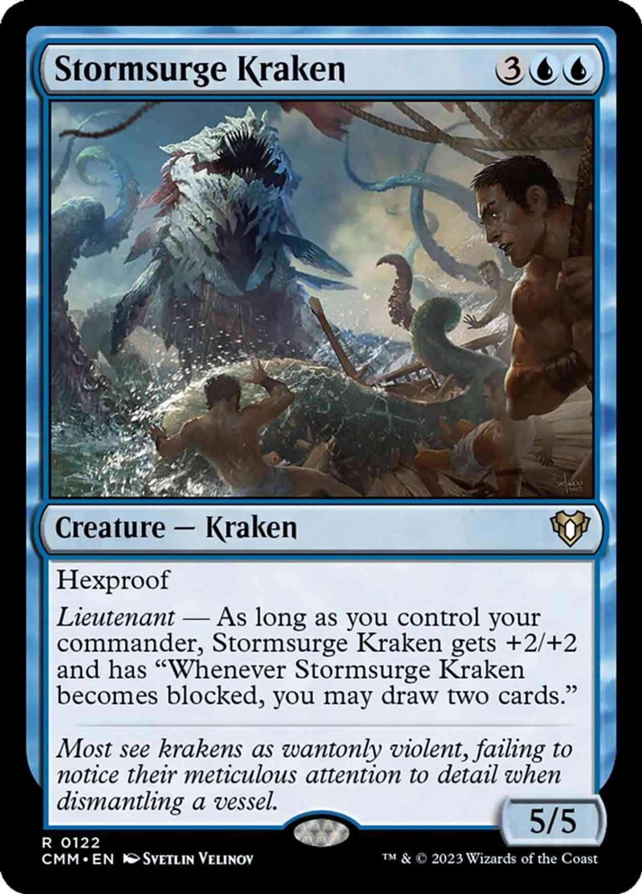 Stormsurge Kraken magic card front