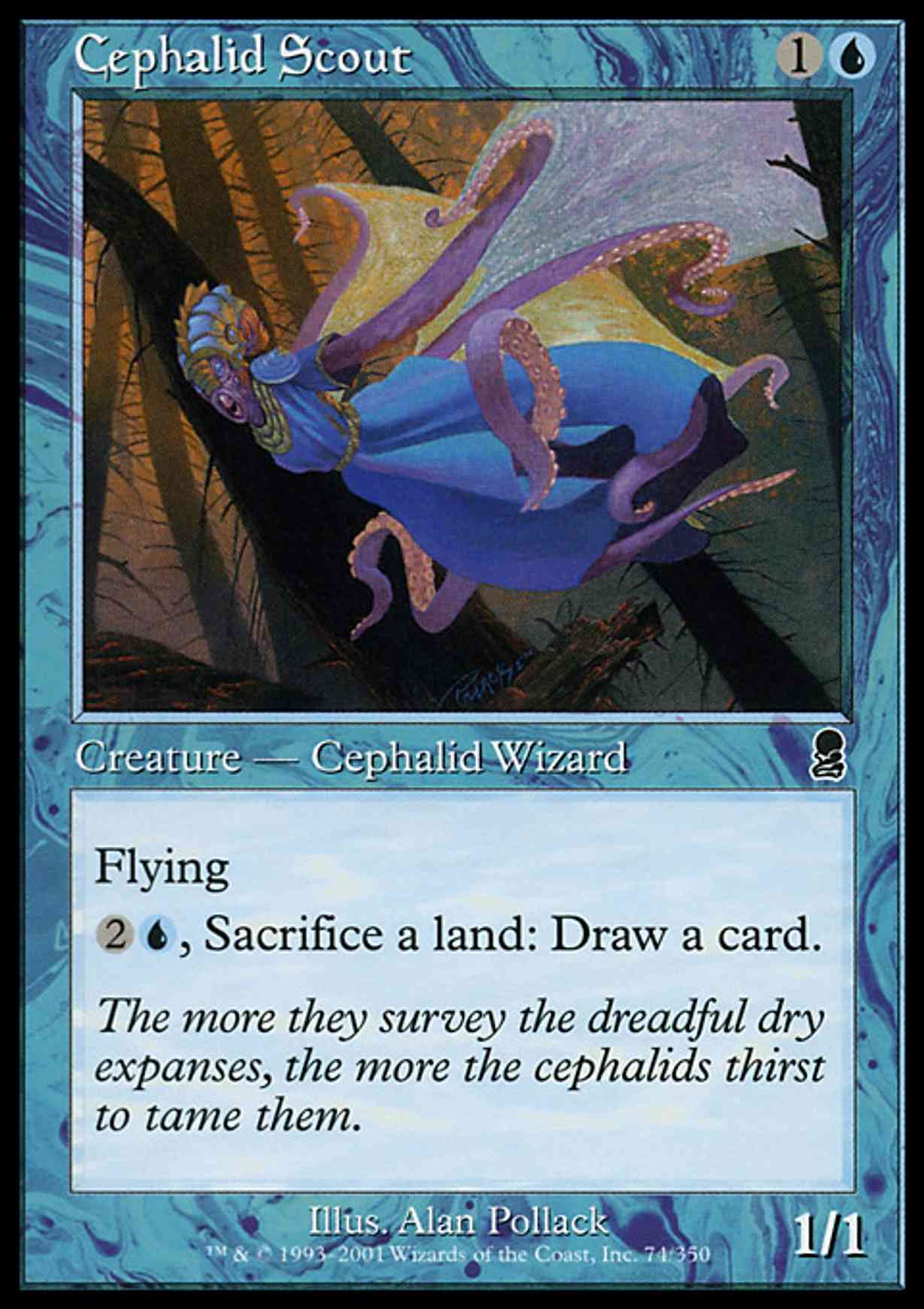 Cephalid Scout magic card front