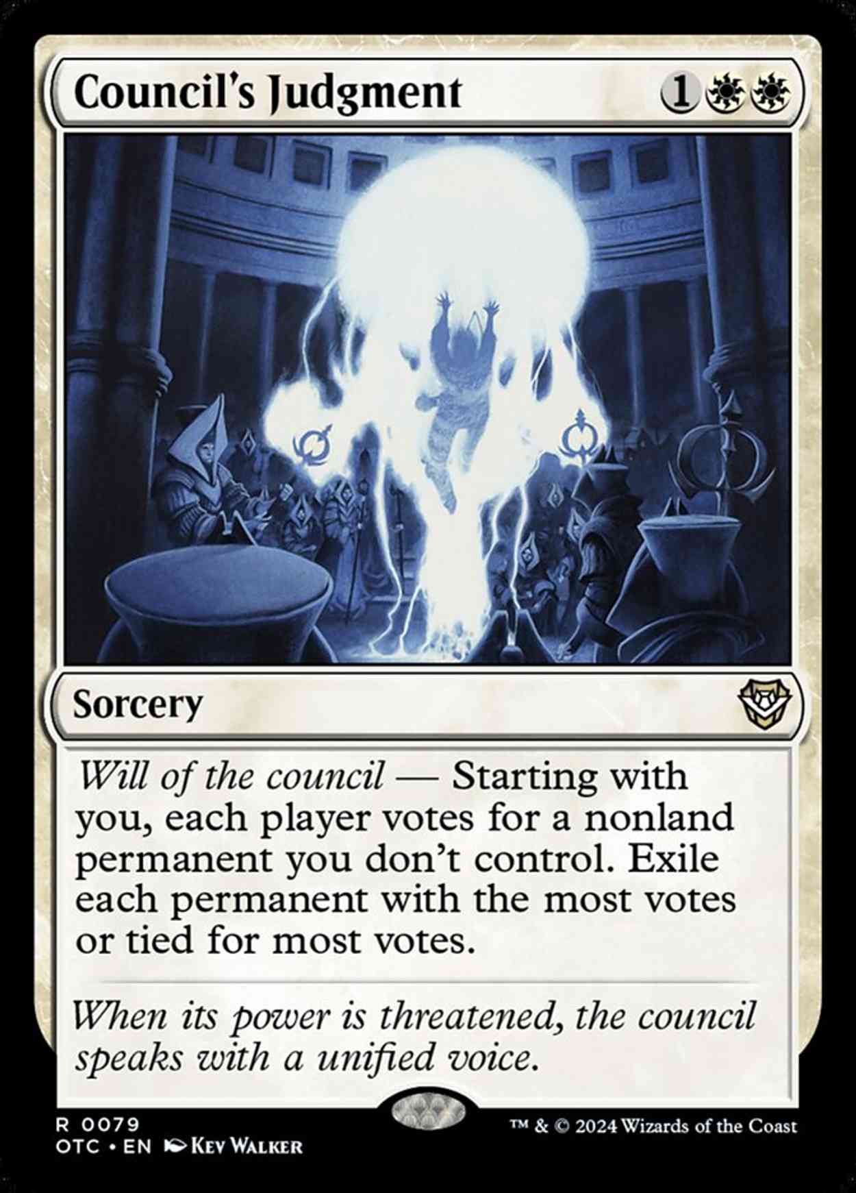 Council's Judgment magic card front