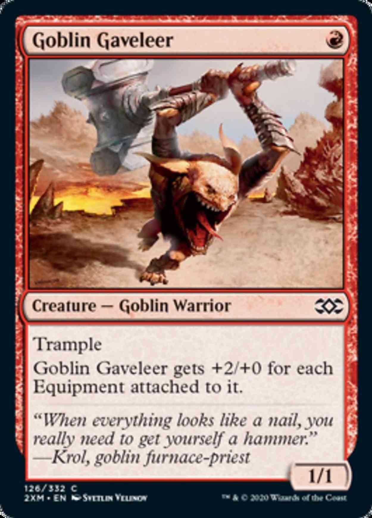 Goblin Gaveleer magic card front