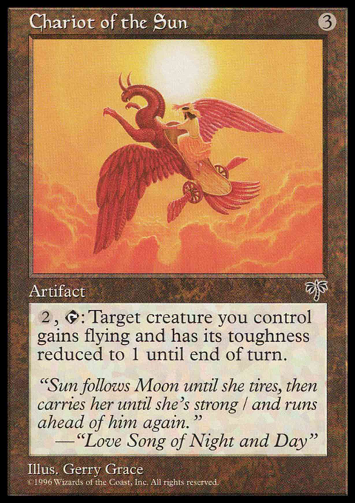 Chariot of the Sun magic card front