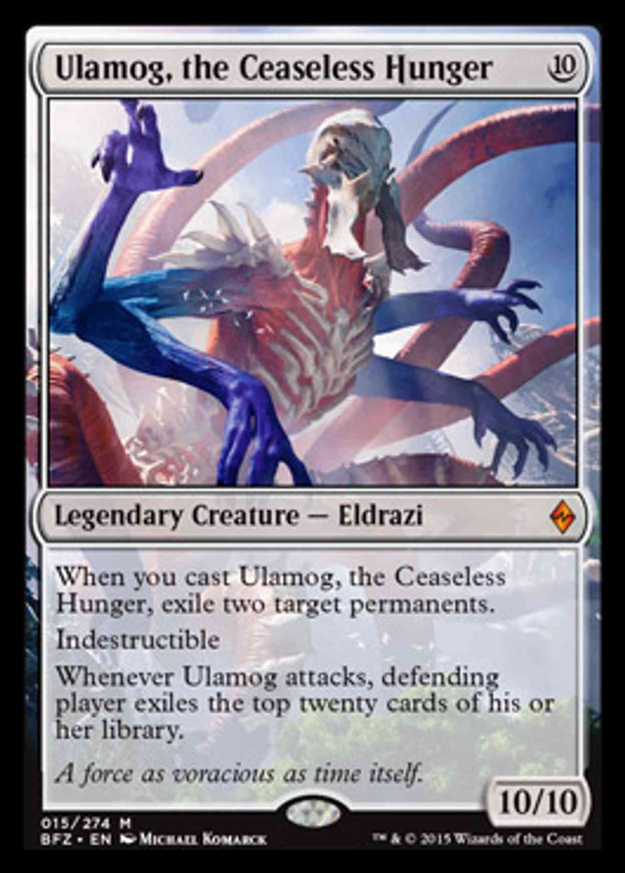 Ulamog, the Ceaseless Hunger magic card front