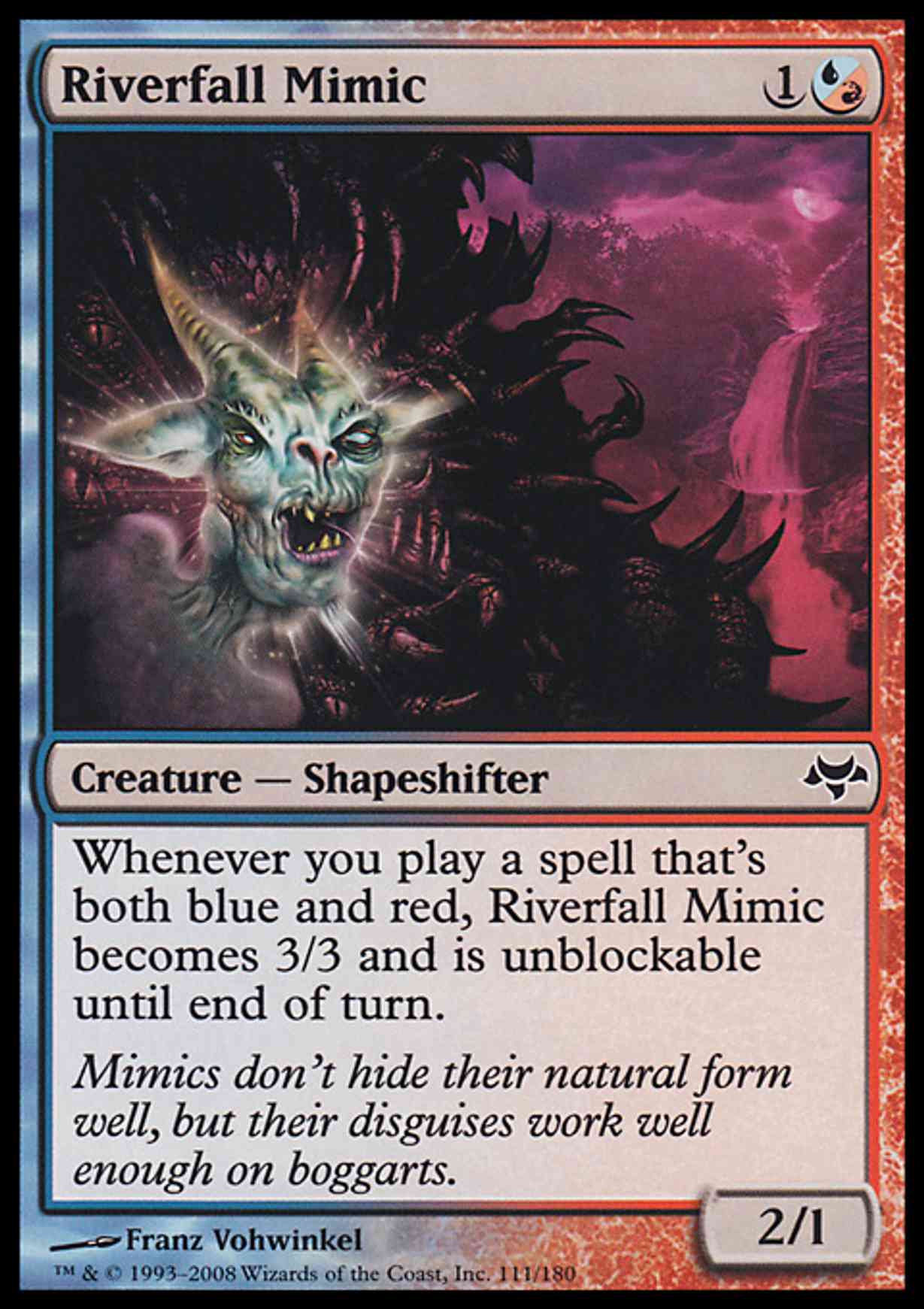 Riverfall Mimic magic card front
