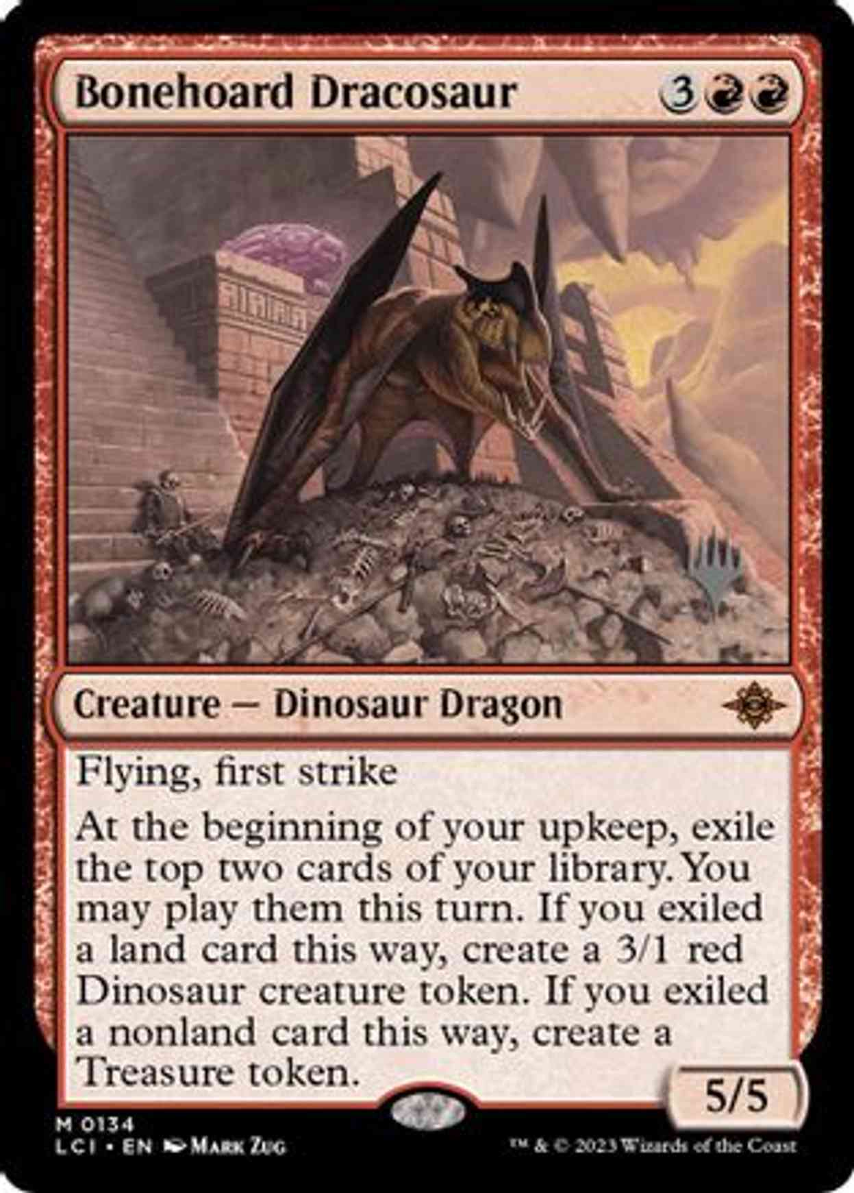 Bonehoard Dracosaur magic card front