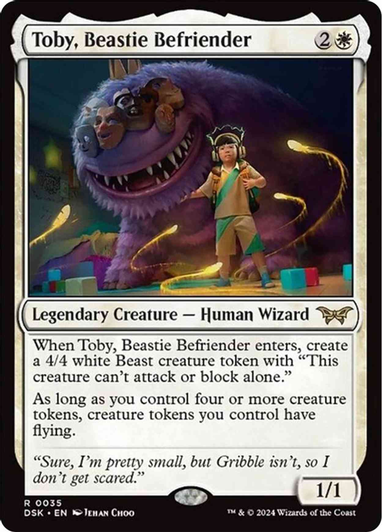 Toby, Beastie Befriender magic card front