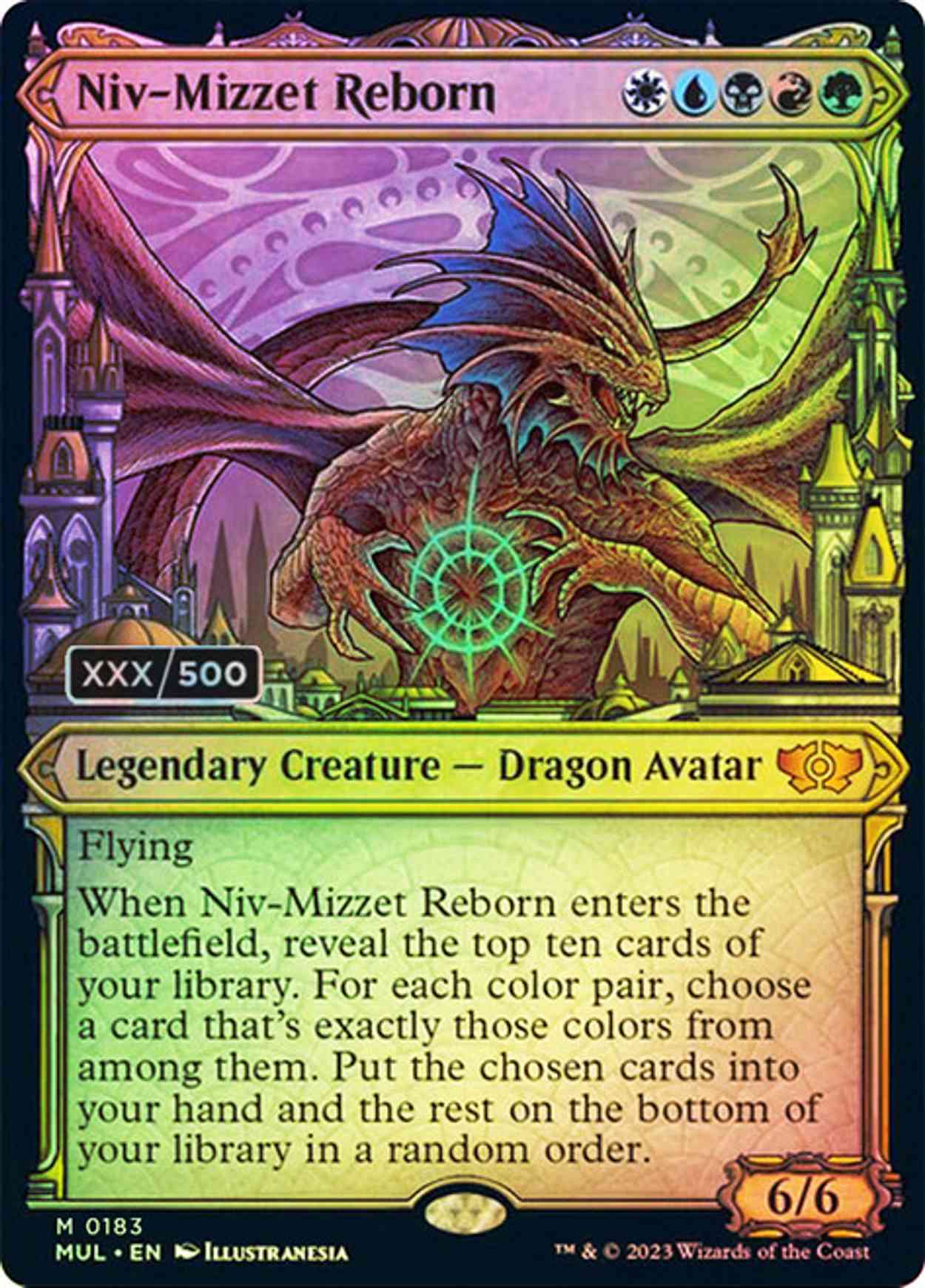 Niv-Mizzet Reborn (Serialized) magic card front