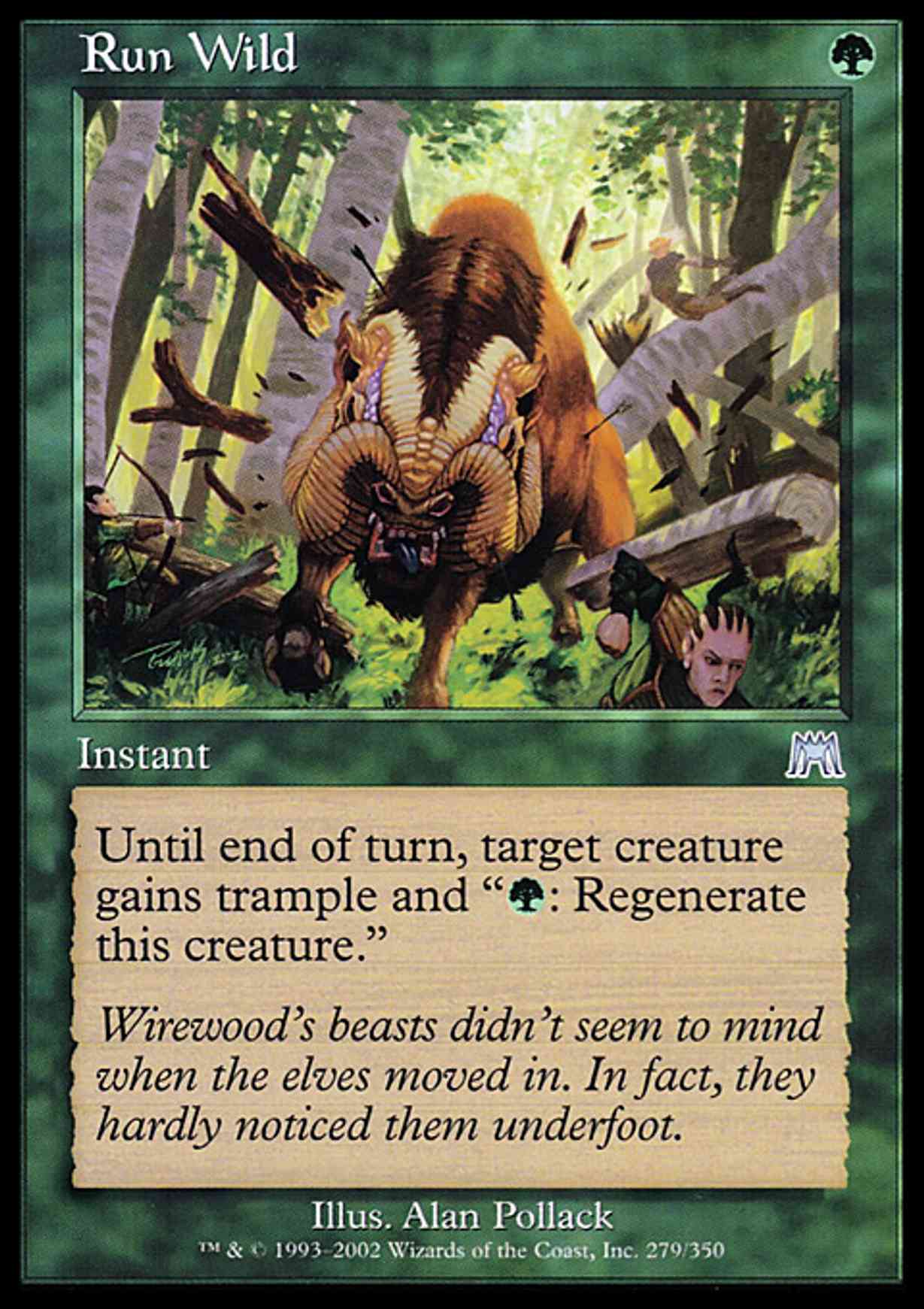 Run Wild magic card front
