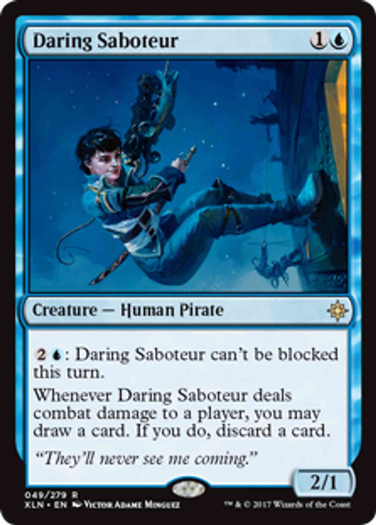 Daring Saboteur magic card front