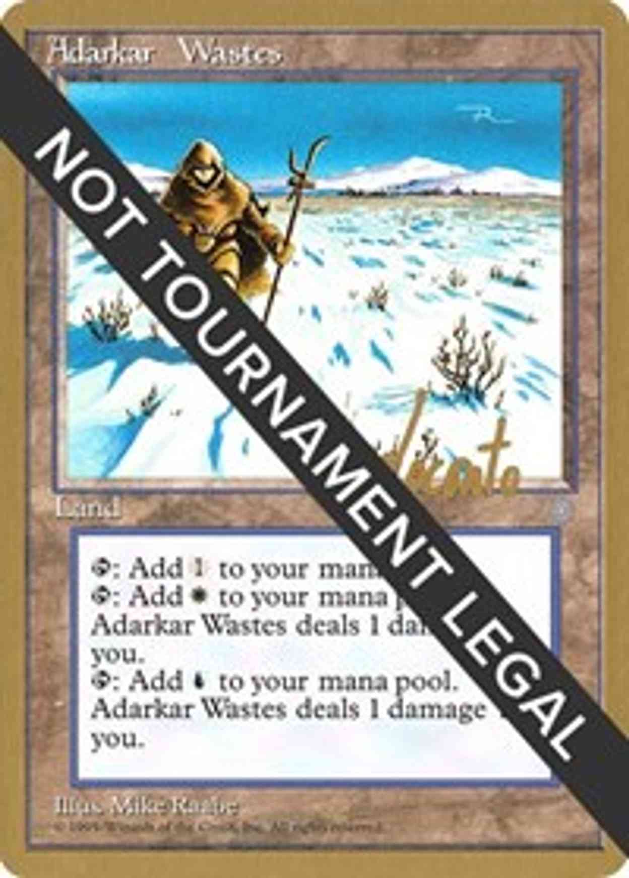 Adarkar Wastes - 1996 Michael Loconto (ICE) magic card front