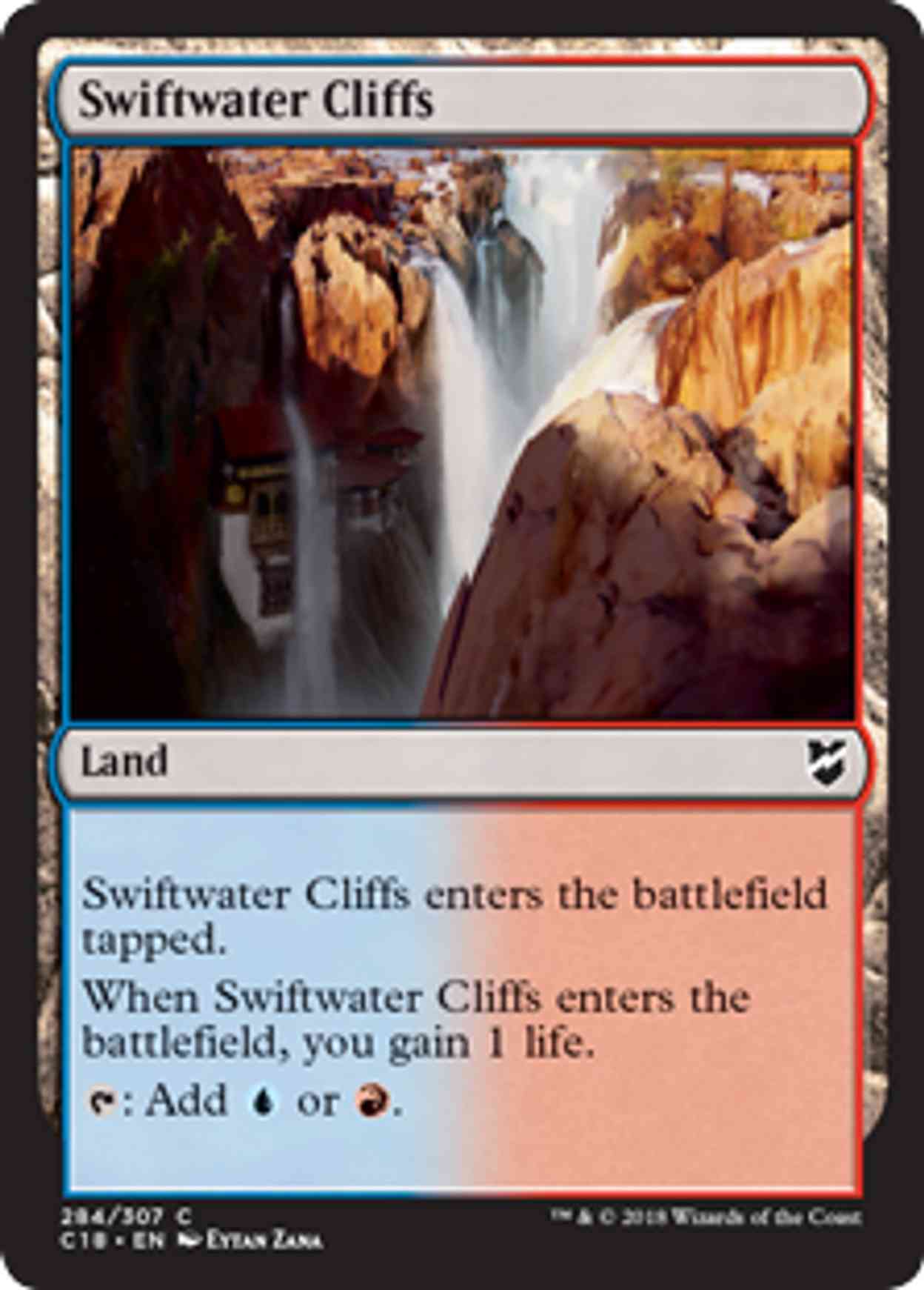 Swiftwater Cliffs magic card front