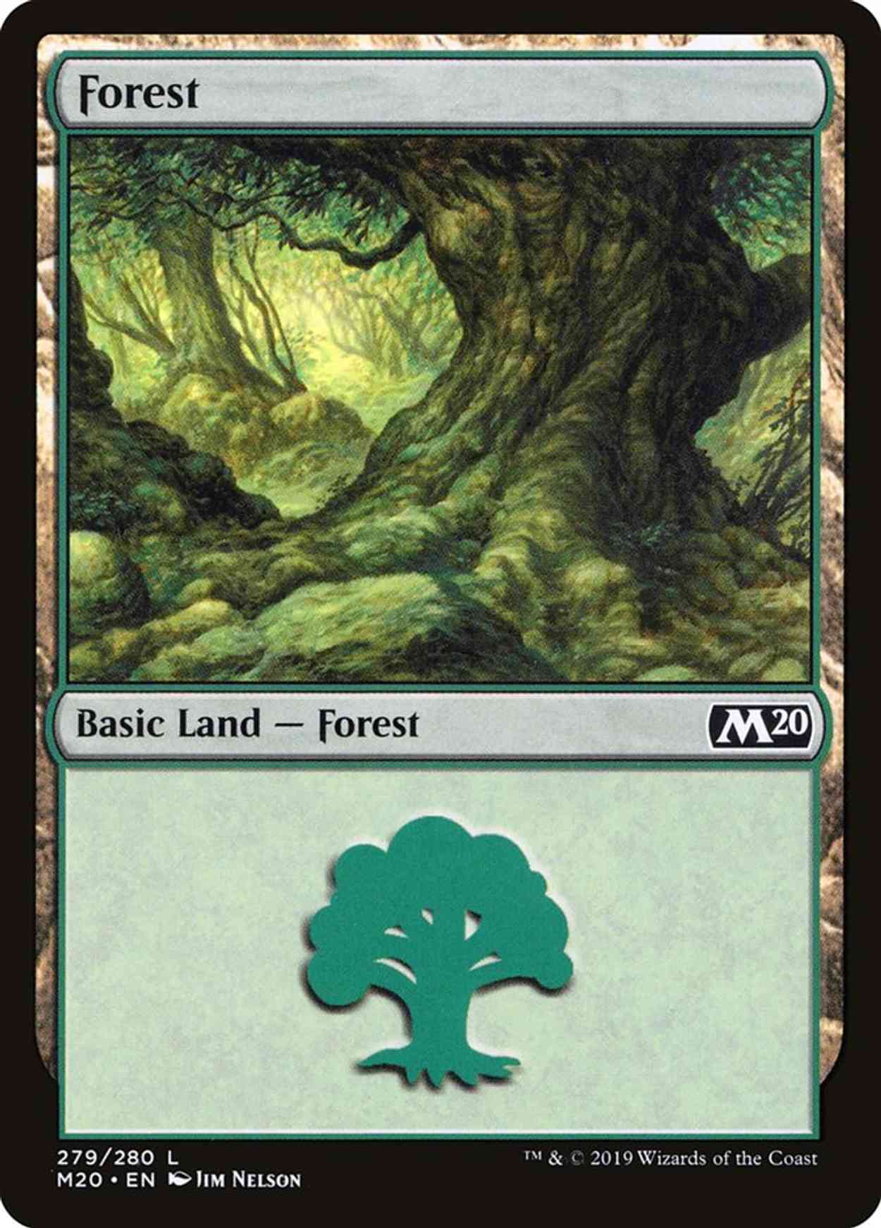 Forest (279) magic card front