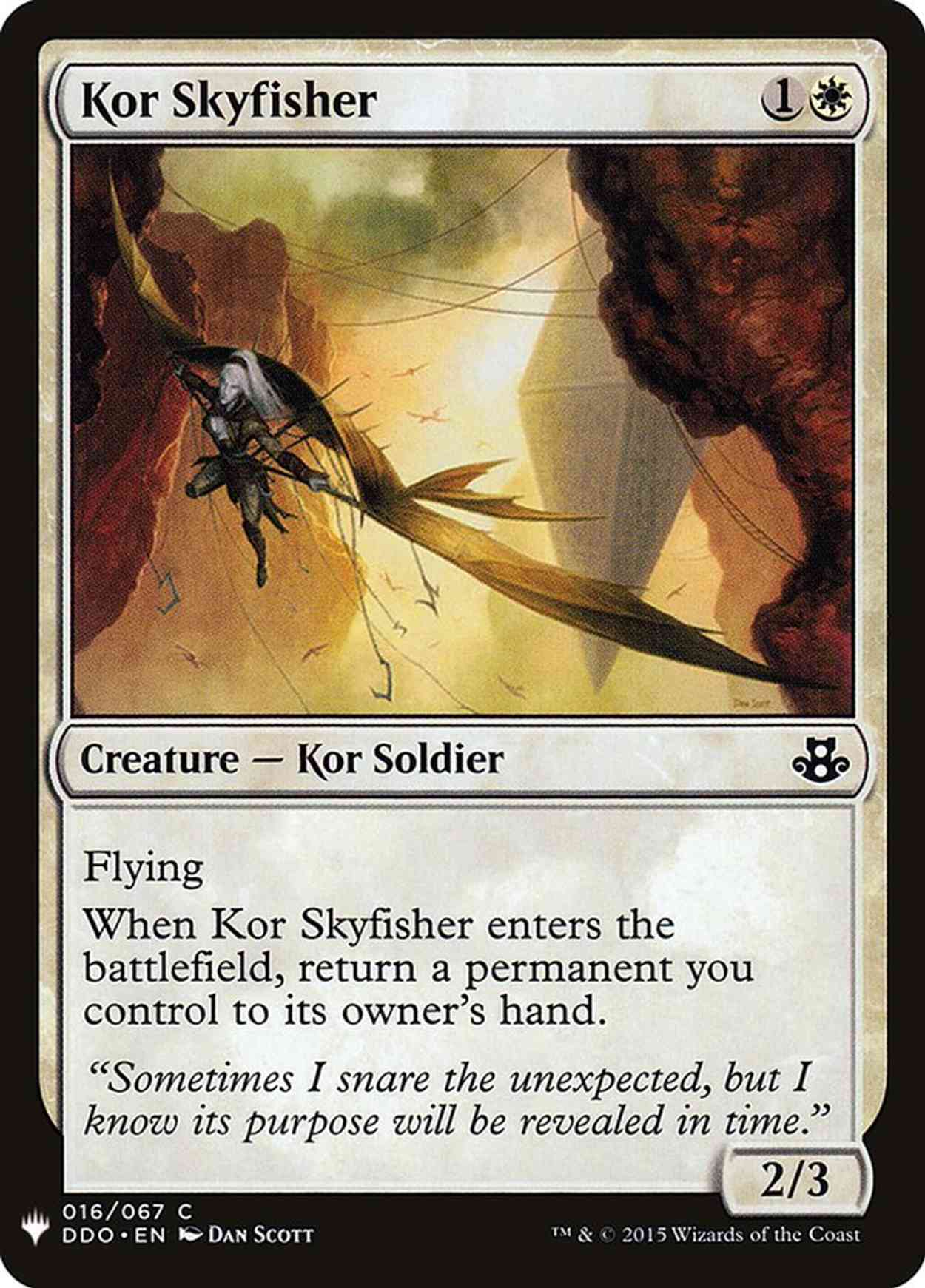 Kor Skyfisher magic card front
