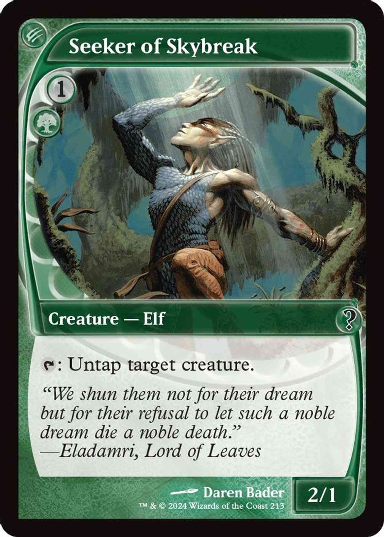 Seeker of Skybreak (Future Sight) magic card front