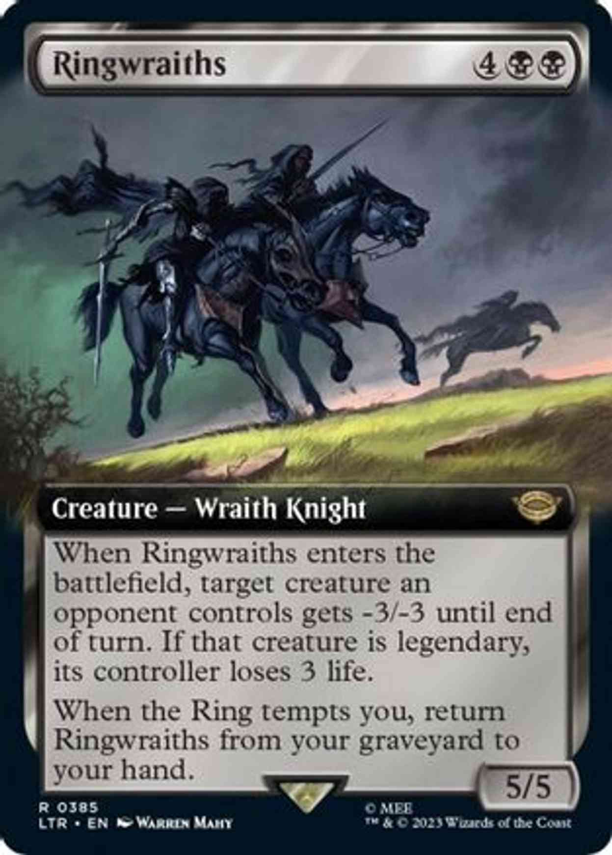 Ringwraiths (Extended Art) magic card front