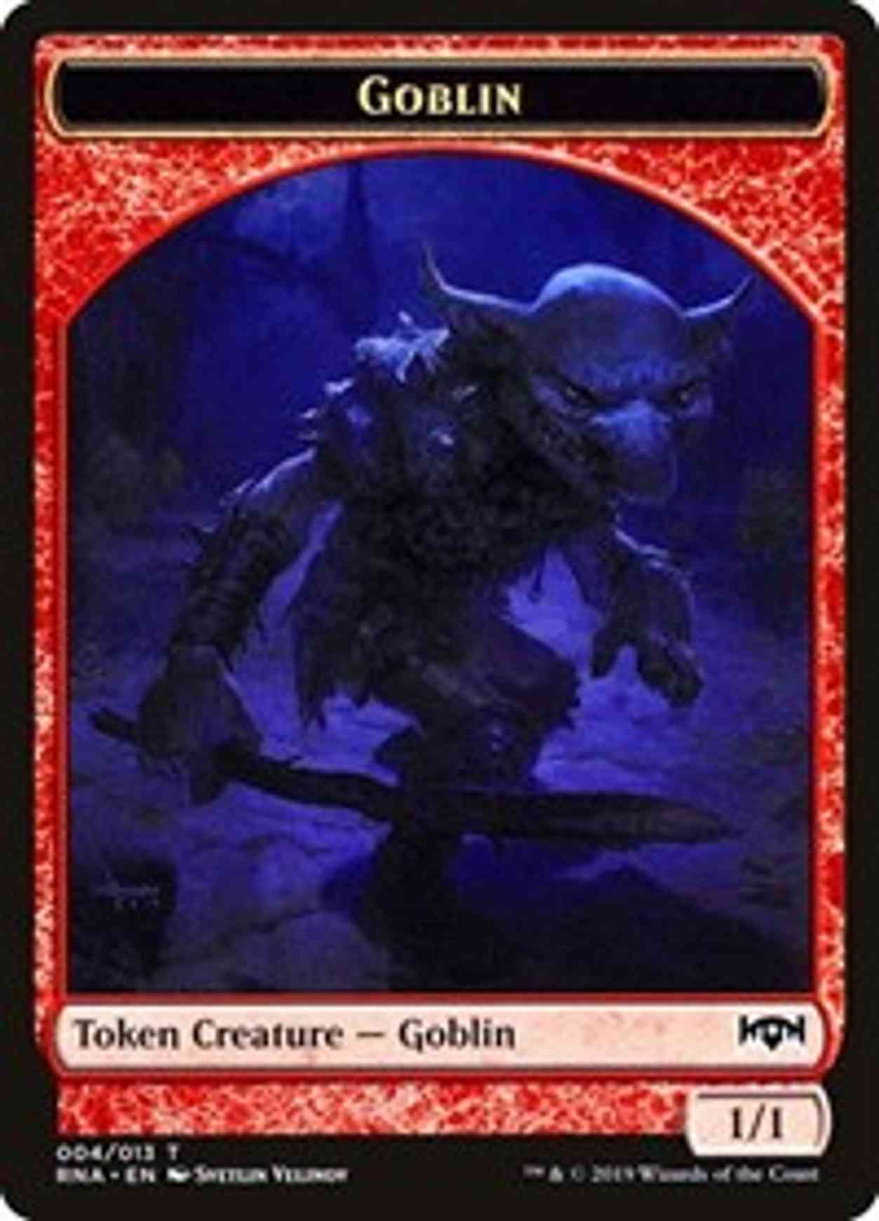 Goblin Token magic card front