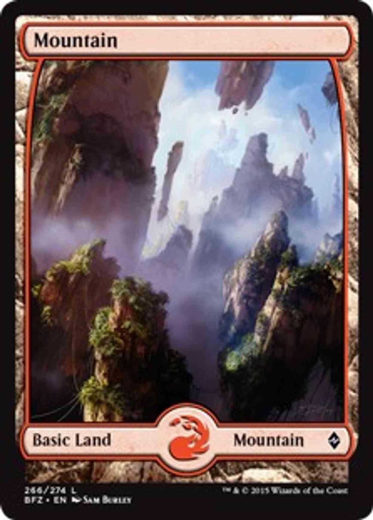 Mountain (266) - Full Art magic card front