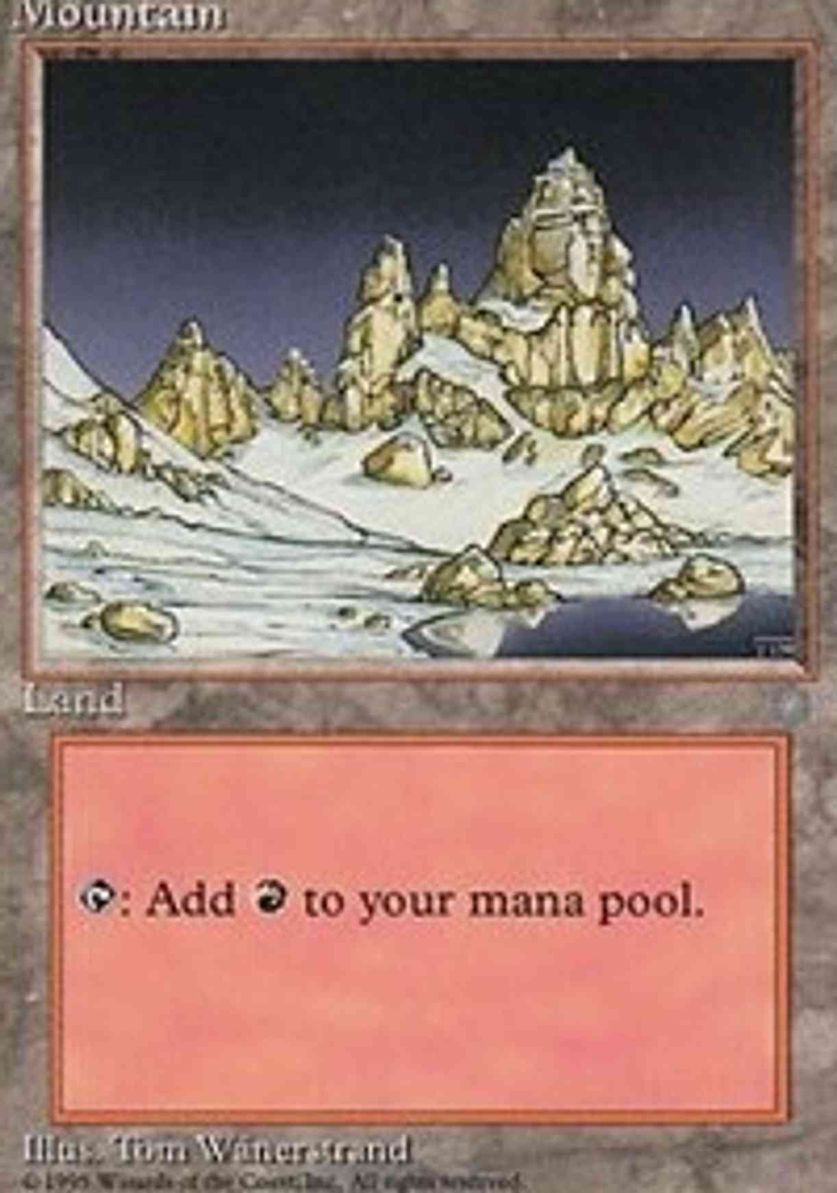 Mountain (342) magic card front