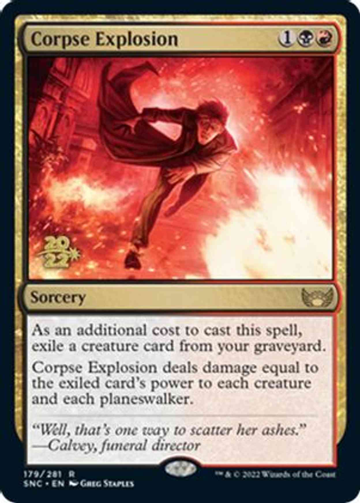 Corpse Explosion magic card front