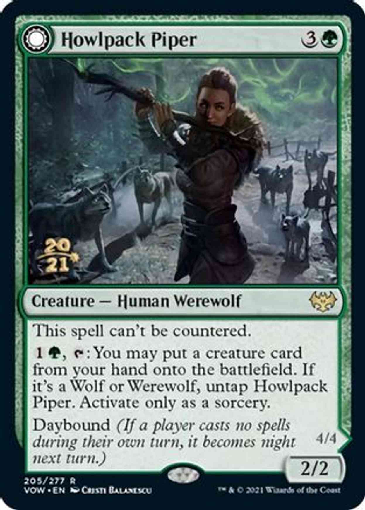 Howlpack Piper magic card front
