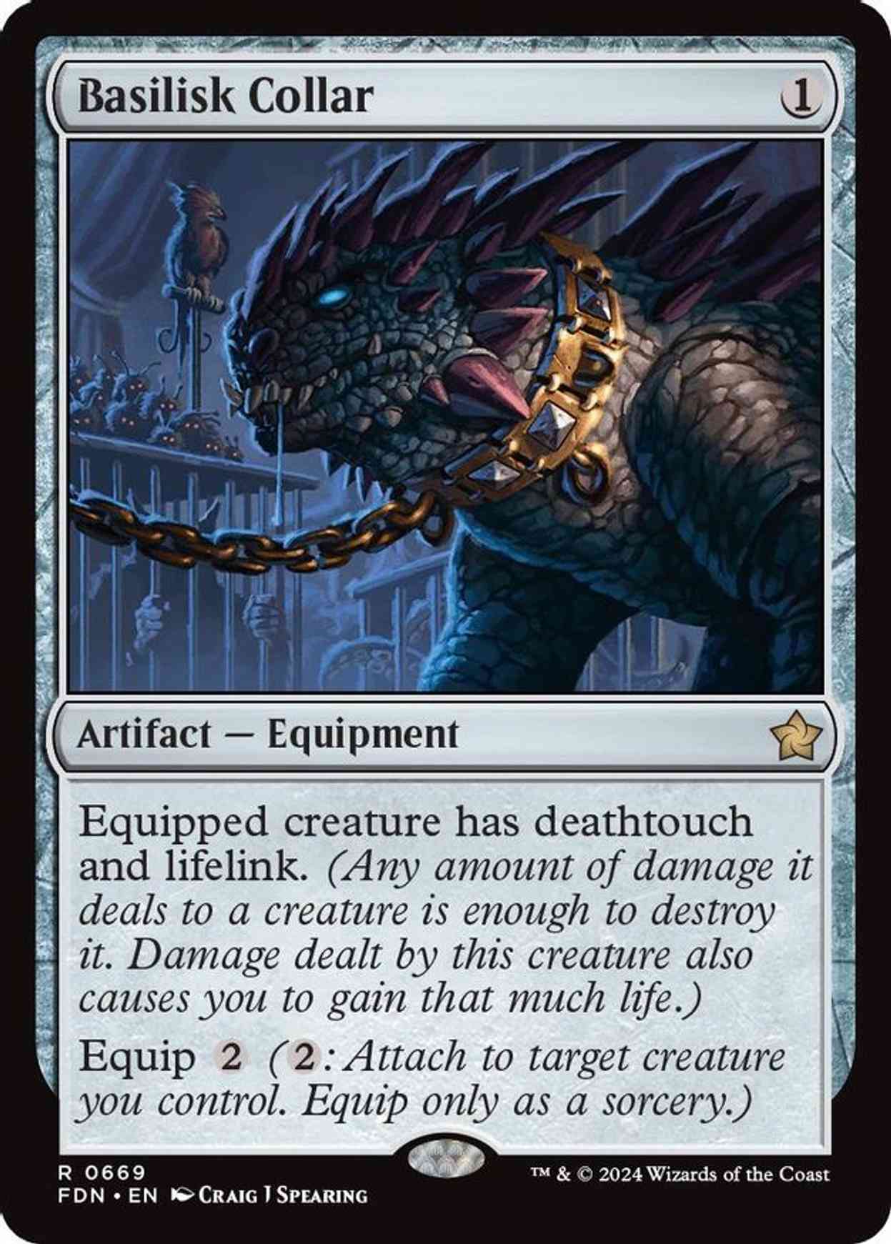 Basilisk Collar magic card front