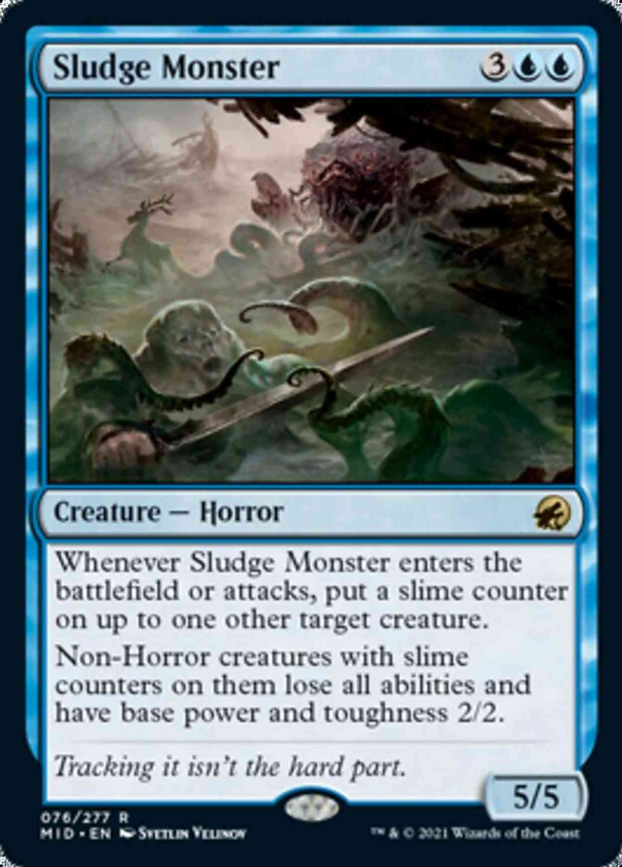 Sludge Monster magic card front