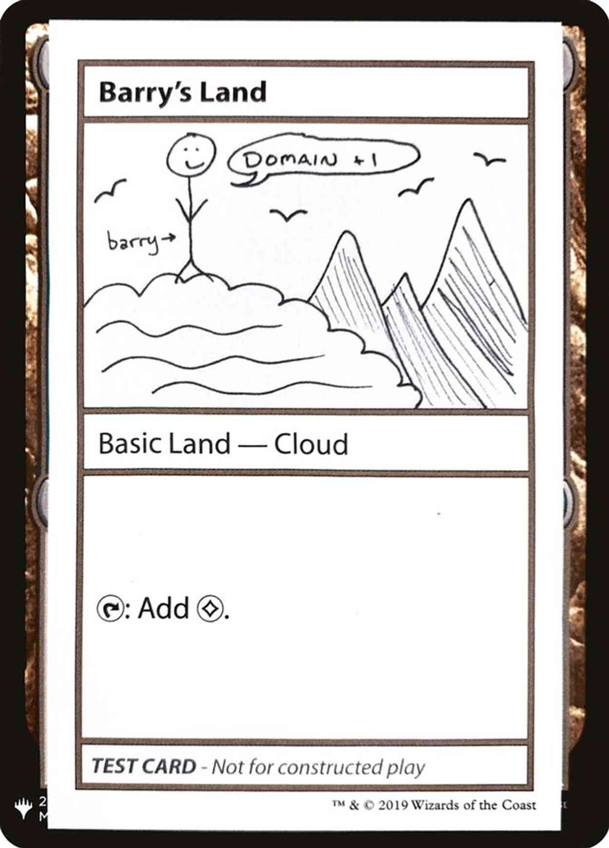 Barry's Land magic card front