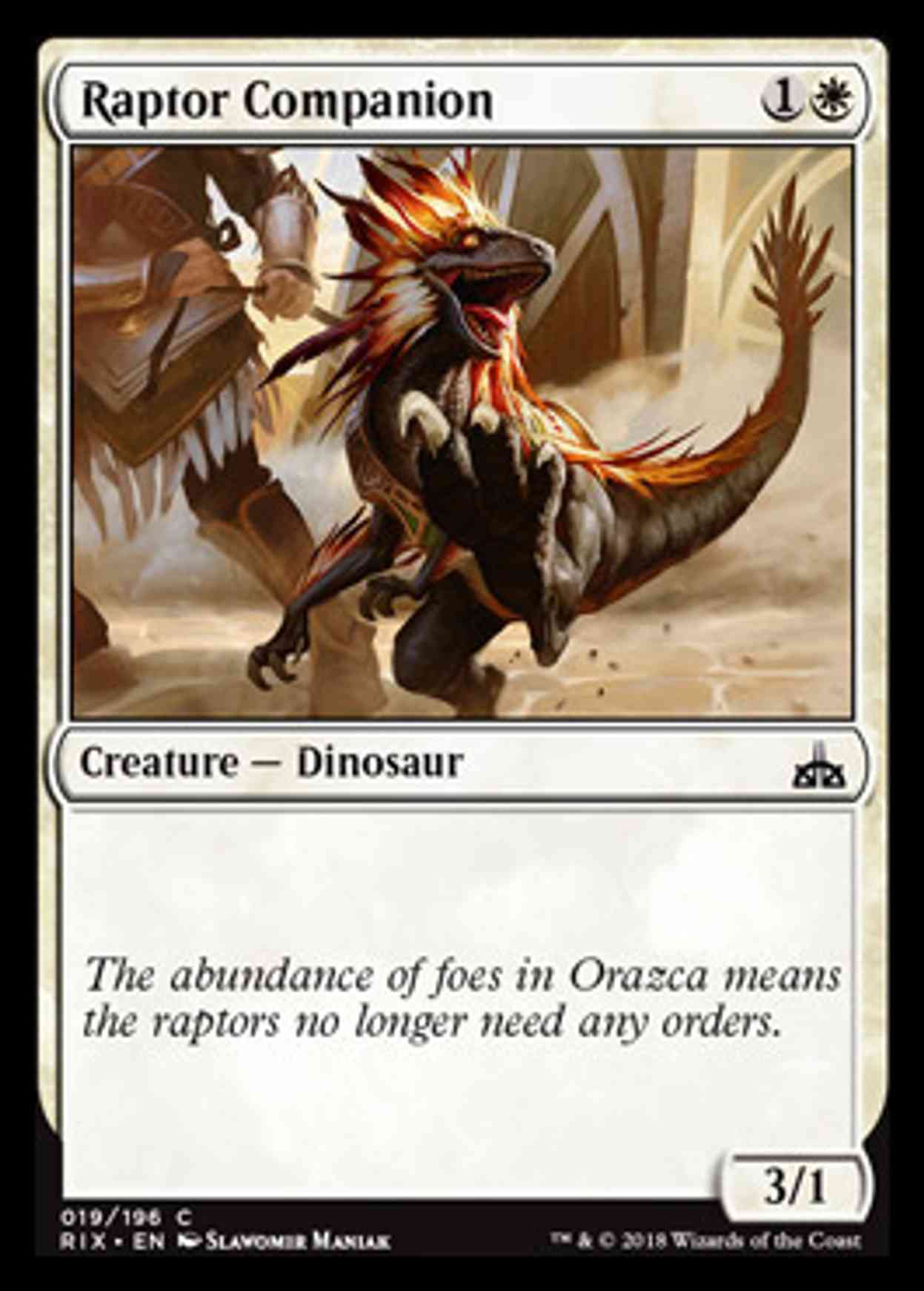 Raptor Companion magic card front