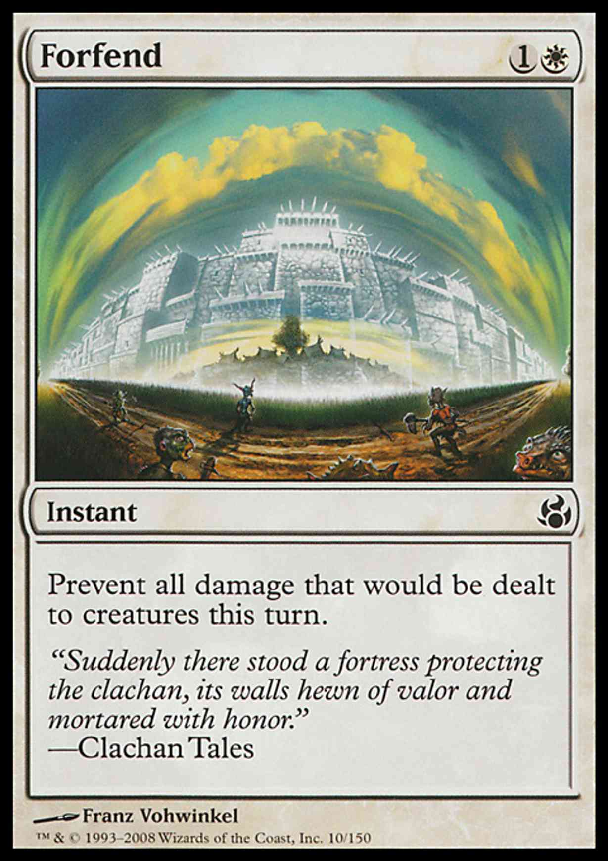 Forfend magic card front